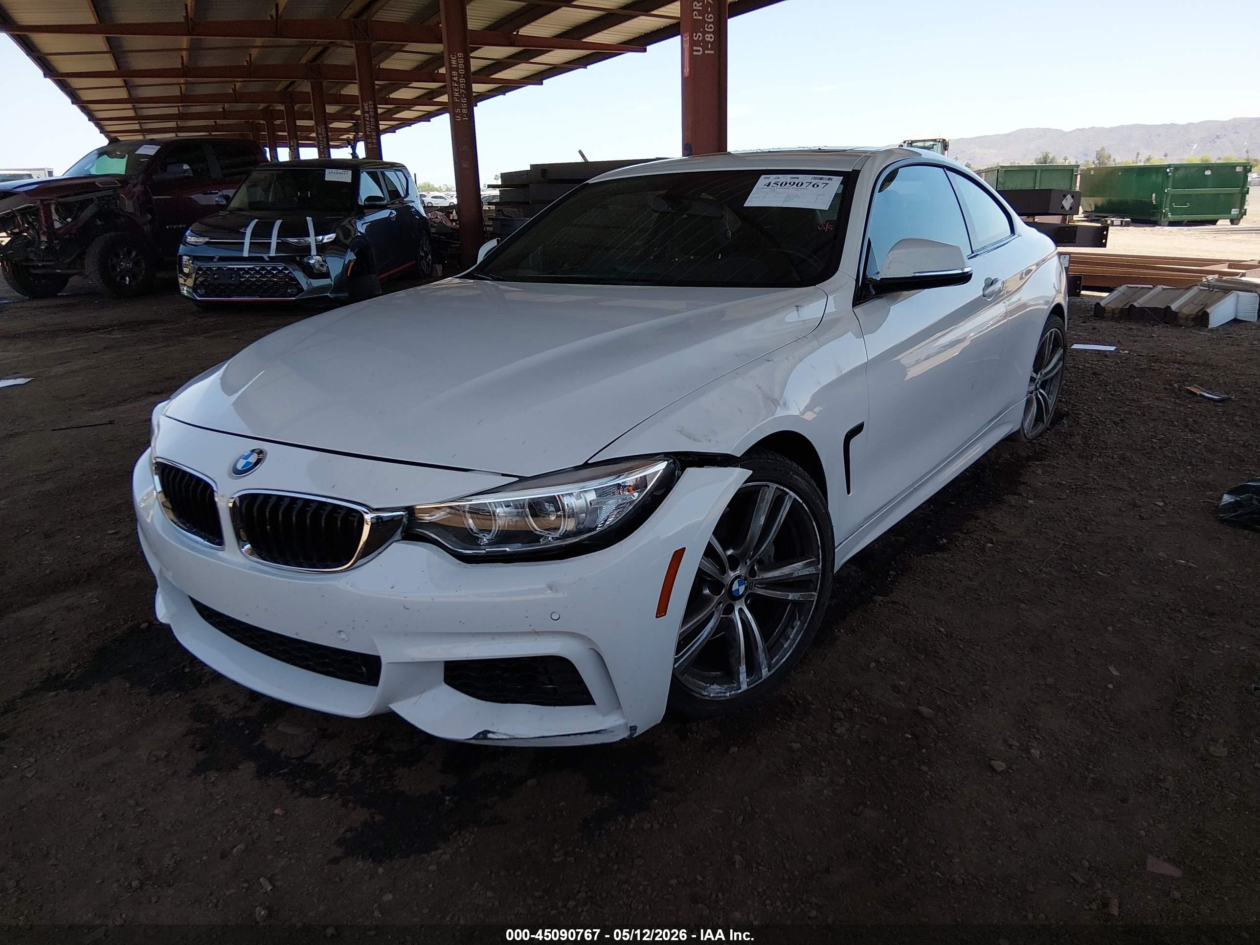 2015 Bmw 435i   White vin: WBA3R1C55FK195037