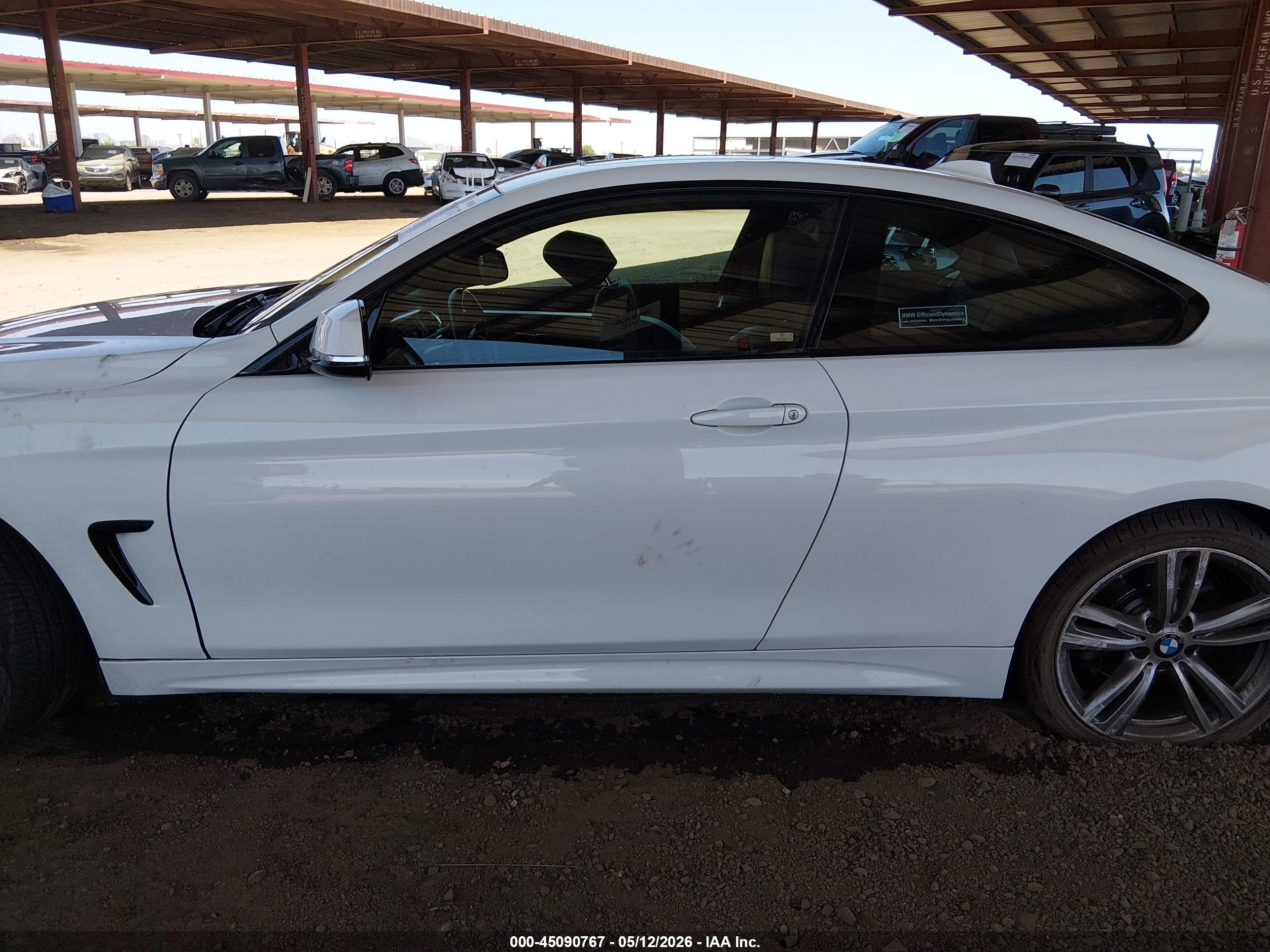 2015 Bmw 435i   White vin: WBA3R1C55FK195037