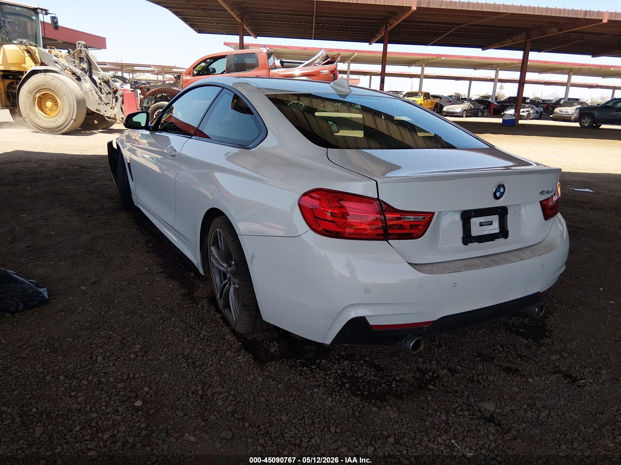 2015 Bmw 435i   White vin: WBA3R1C55FK195037