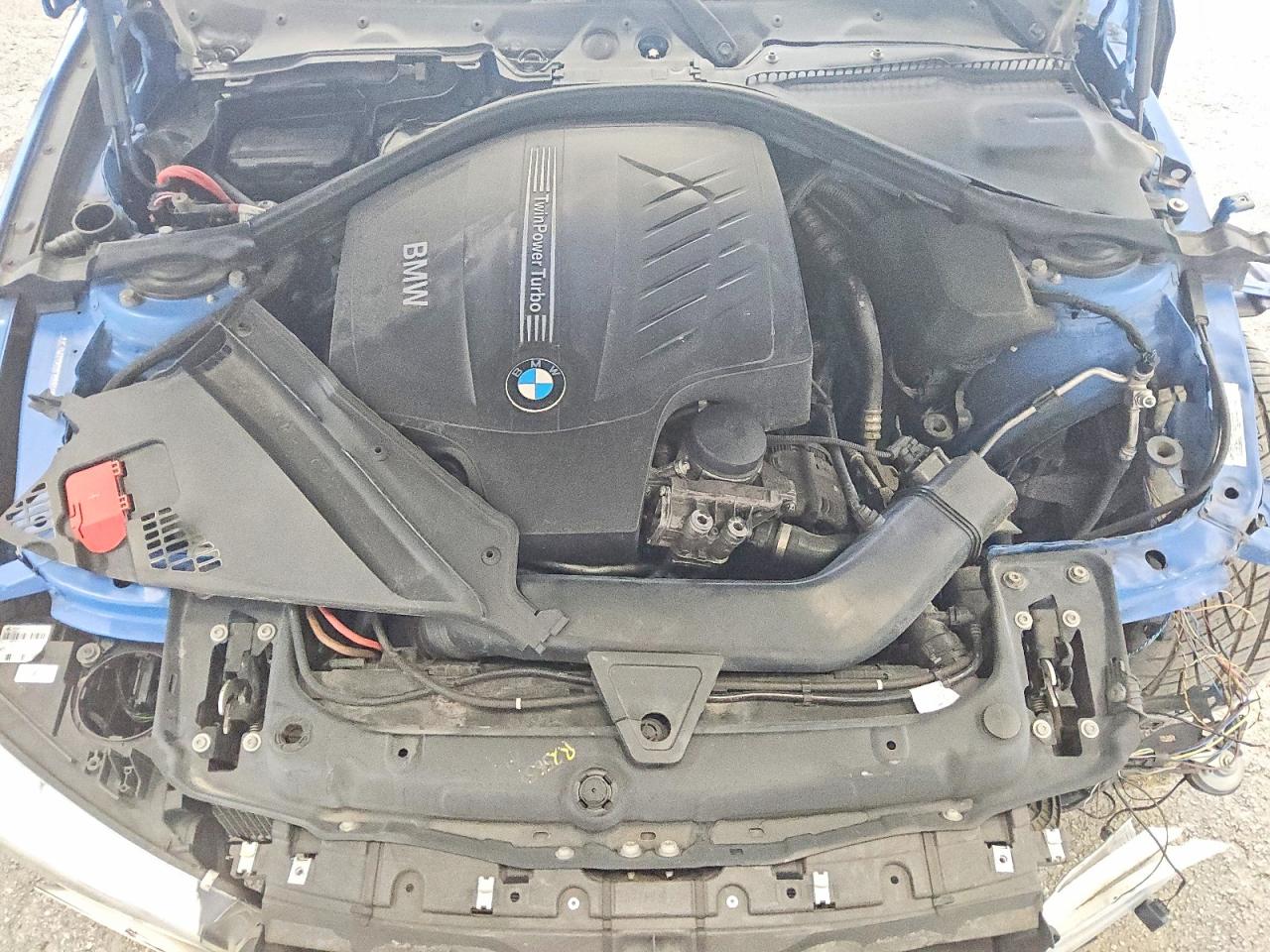2014 Bmw 435 I Blue vin: WBA3R1C56EF729377