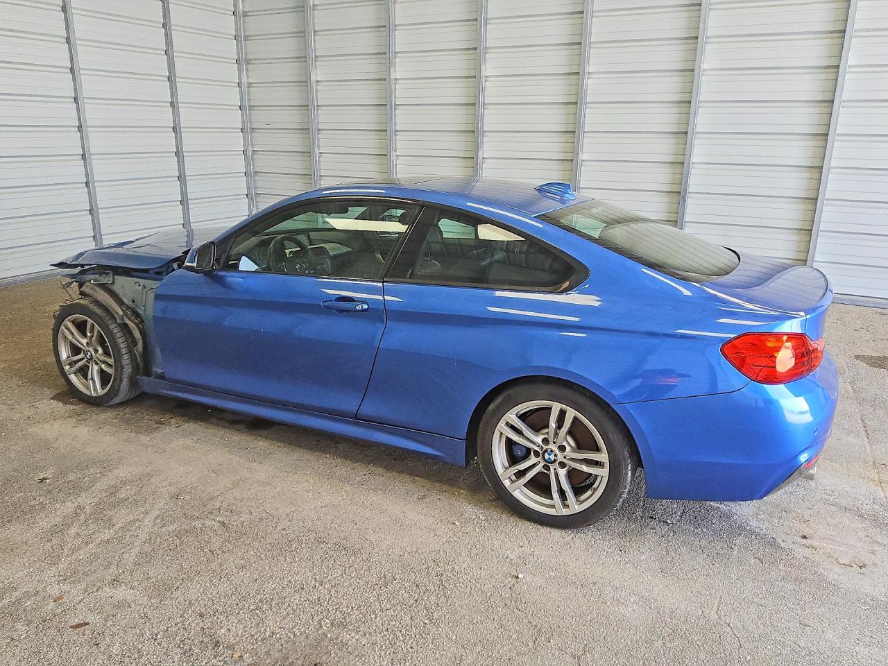 2014 Bmw 435 I Blue vin: WBA3R1C56EF729377