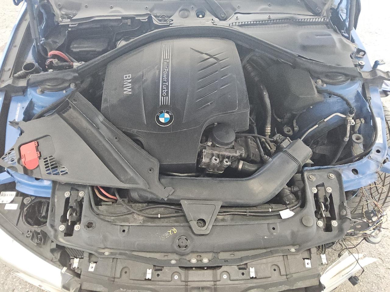 2014 Bmw 435 I Blue vin: WBA3R1C56EF729377 Damage: Core Support, Kinked, 6 To 7 Inches