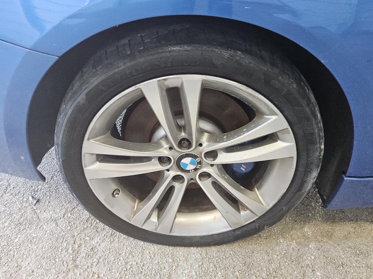 2014 Bmw 435 I Blue vin: WBA3R1C56EF729377 Damage: Right Rear Wheel, Curb Rash, > 12 Inches