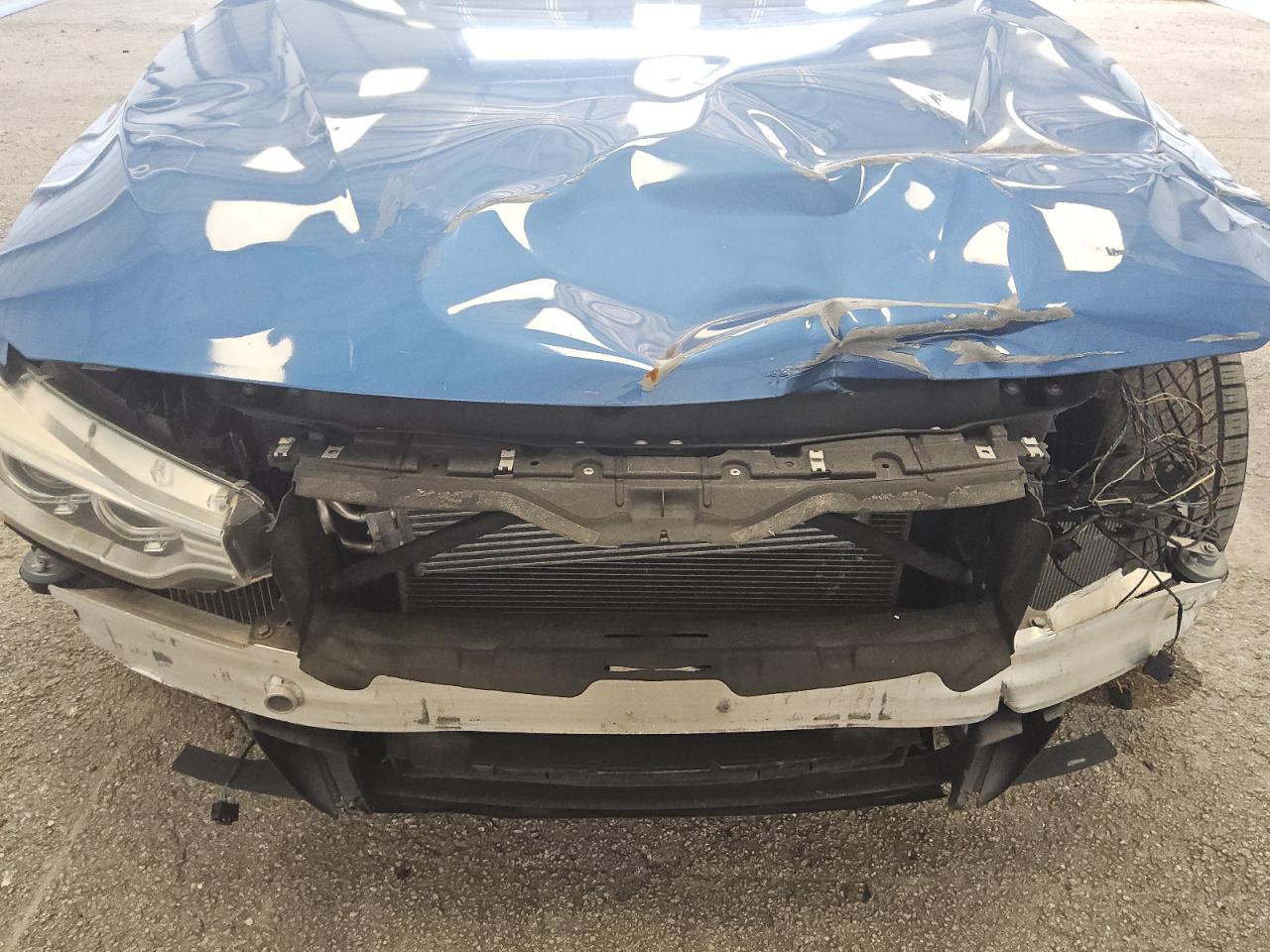 2014 Bmw 435 I Blue vin: WBA3R1C56EF729377 Damage: Grille, Missing, Replacement Required