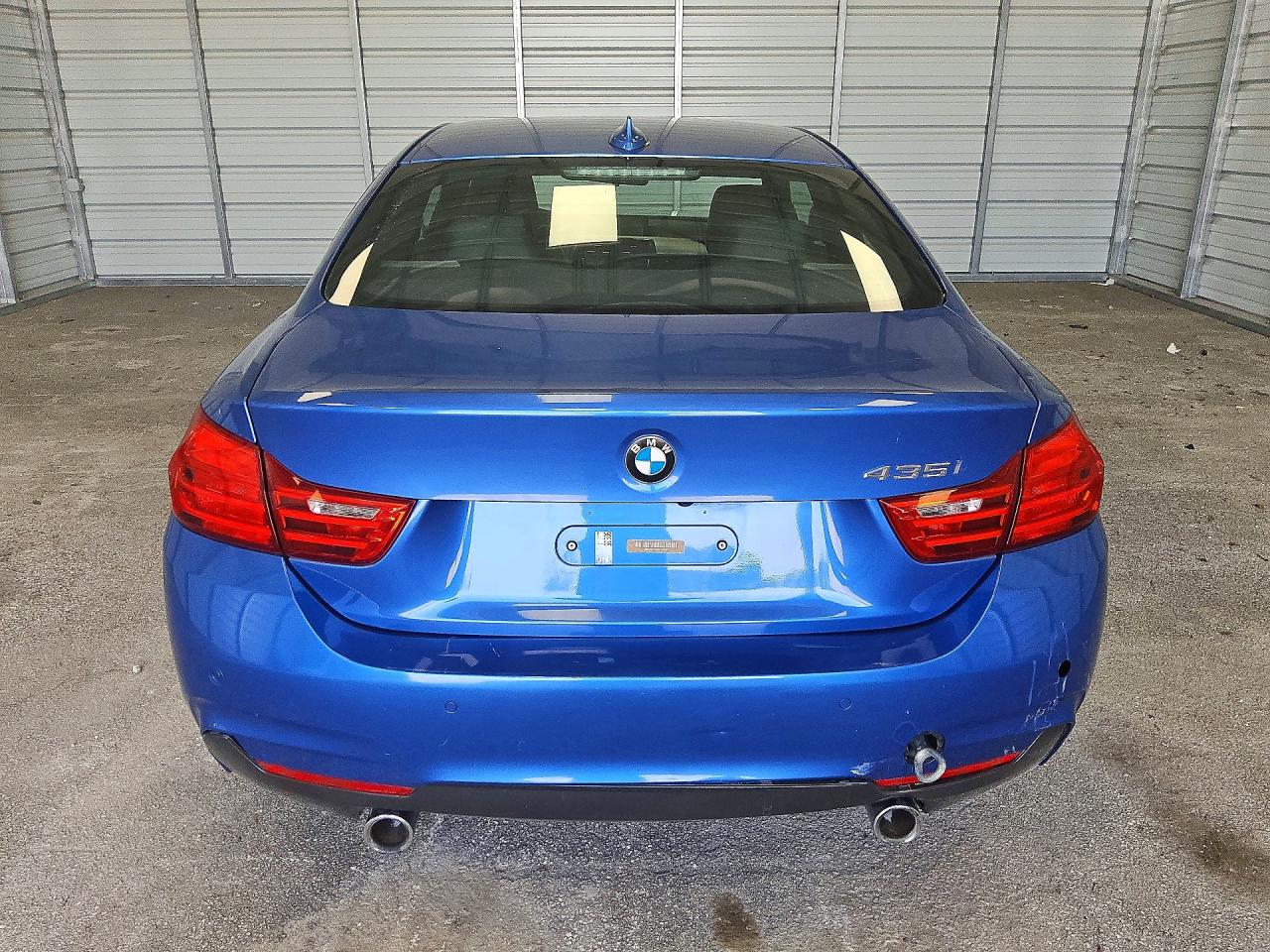 2014 Bmw 435 I Blue vin: WBA3R1C56EF729377