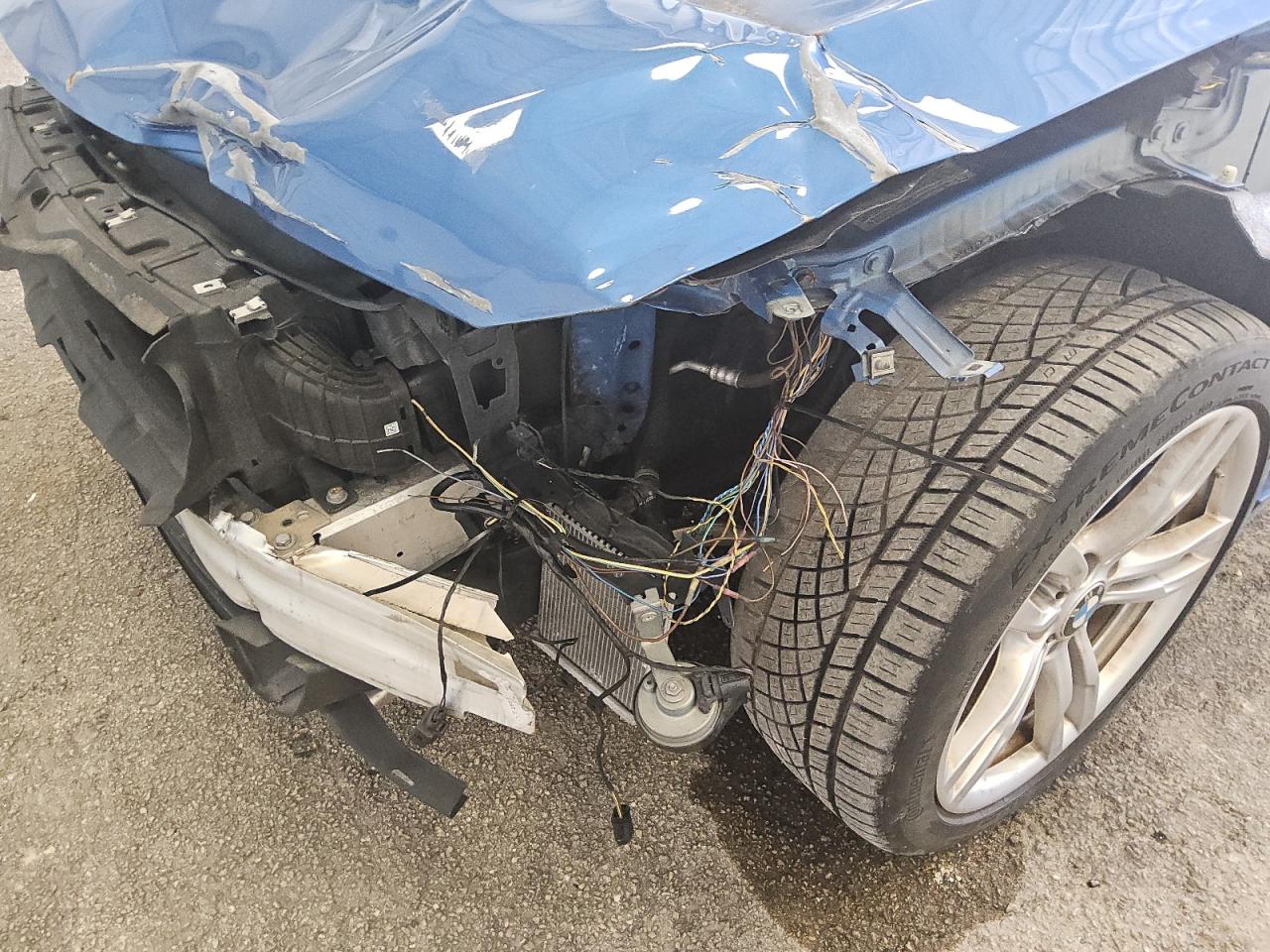 2014 Bmw 435 I Blue vin: WBA3R1C56EF729377 Damage: Left Head Lamp, Missing, Replacement Required
