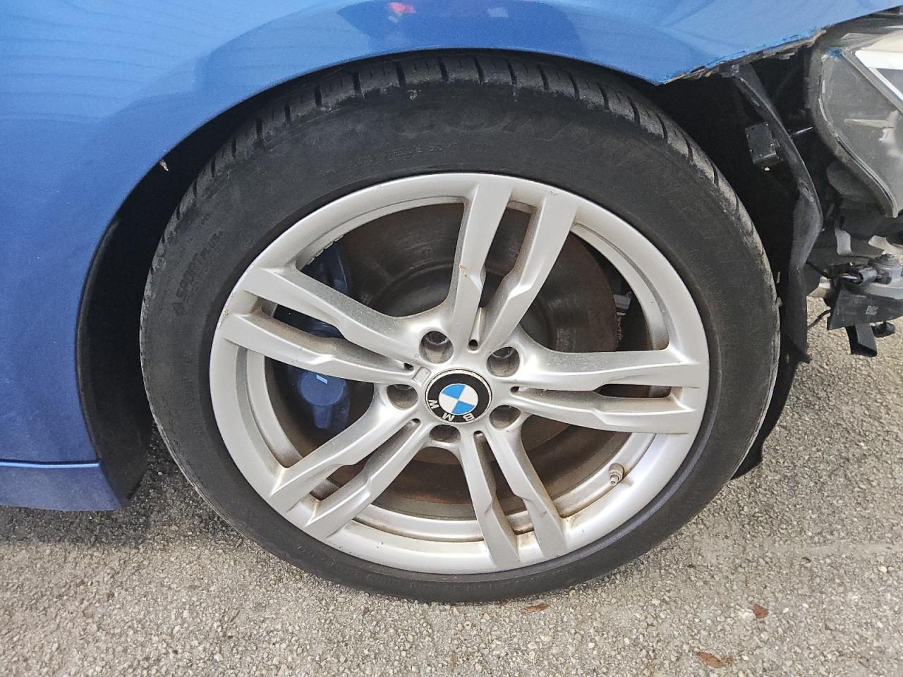 2014 Bmw 435 I Blue vin: WBA3R1C56EF729377 Damage: Right Front Wheel, Curb Rash, 2 To 3 Inches