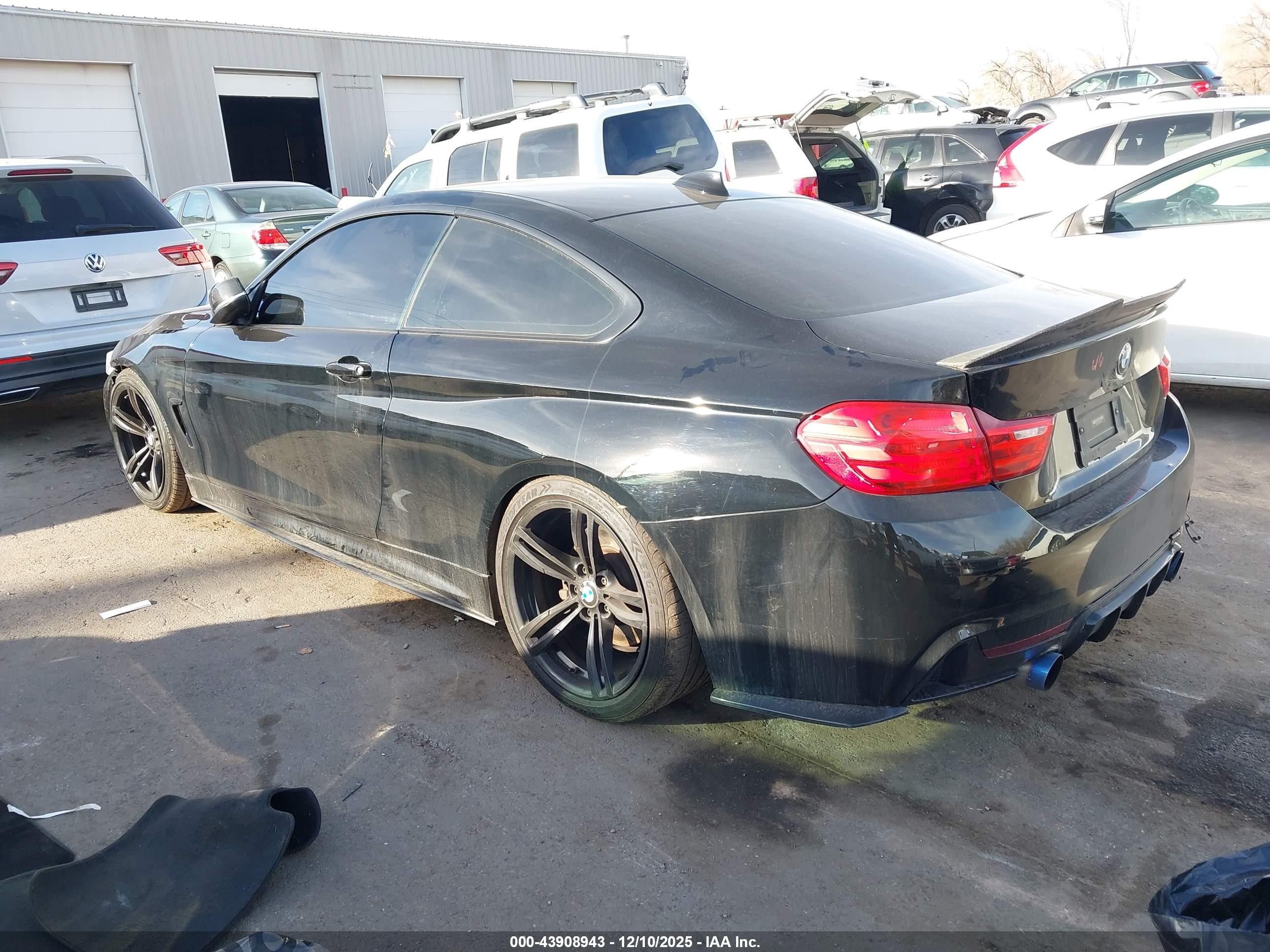 2014 Bmw 435i   Black vin: WBA3R1C56EF729427