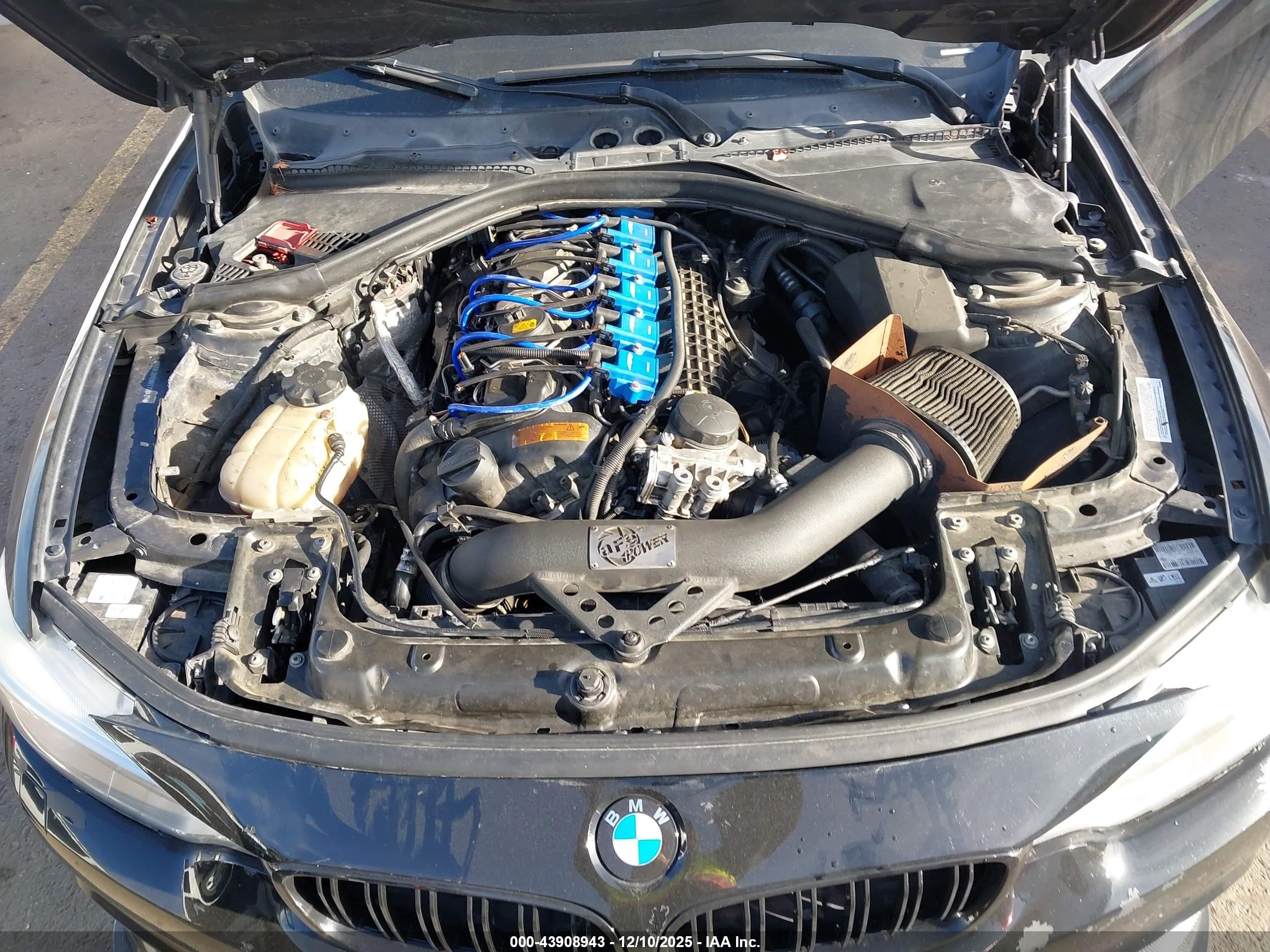 2014 Bmw 435i   Black vin: WBA3R1C56EF729427