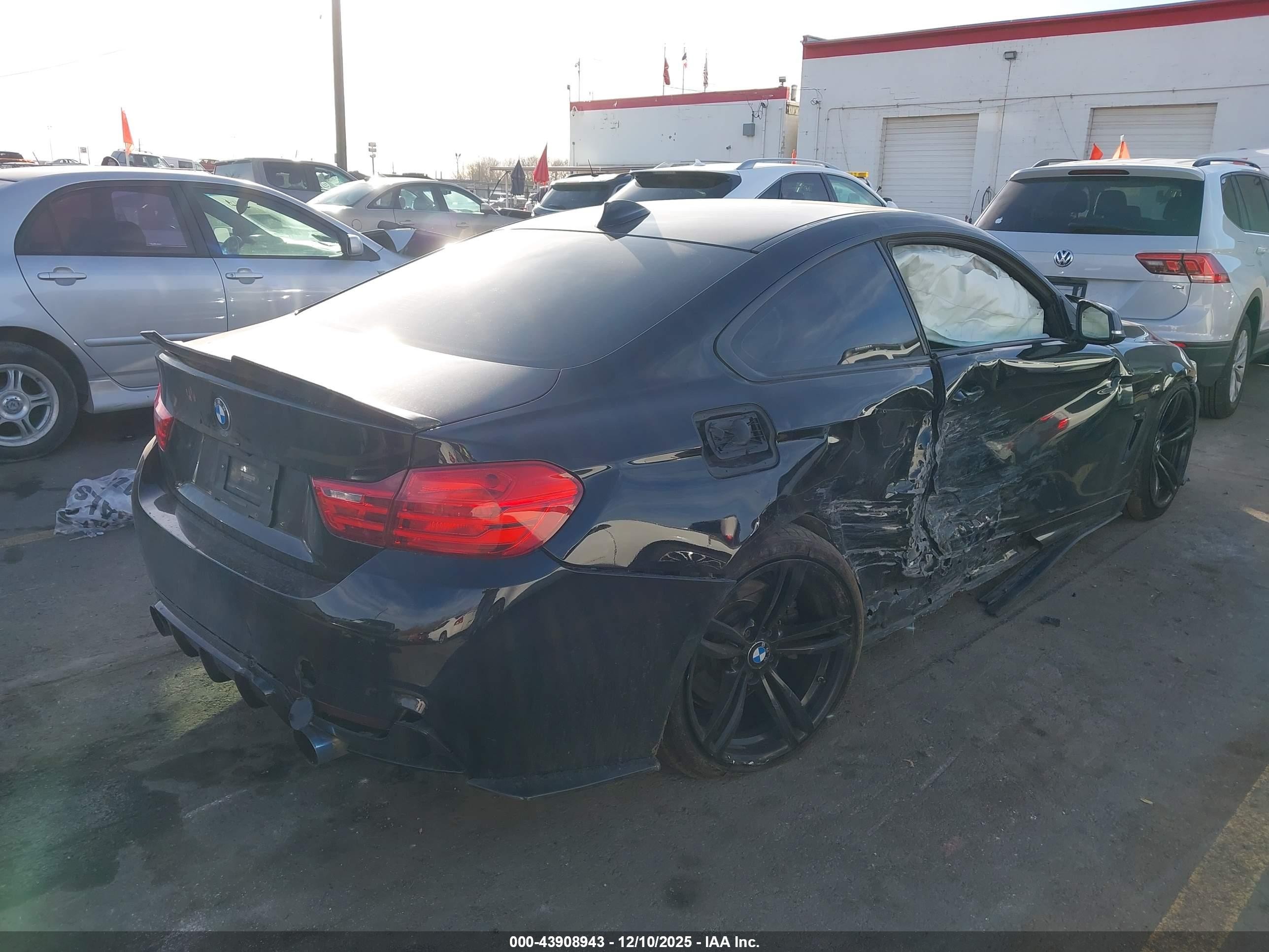 2014 Bmw 435i   Black vin: WBA3R1C56EF729427