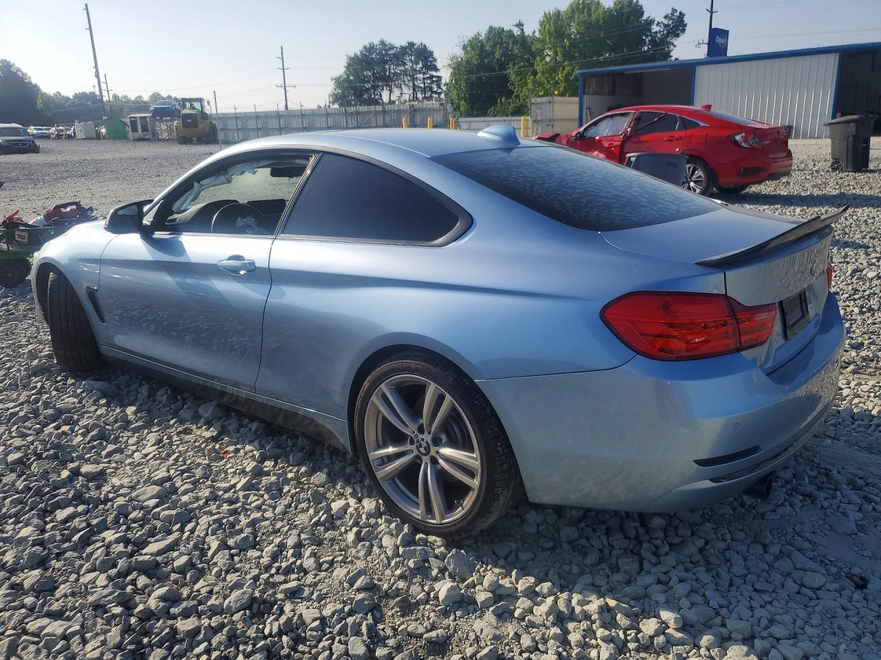 2014 Bmw 435 I Синий vin: WBA3R1C56EK192887