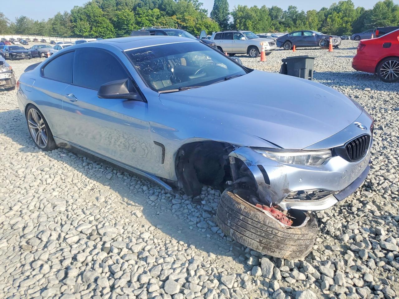 2014 Bmw 435 I Синий vin: WBA3R1C56EK192887