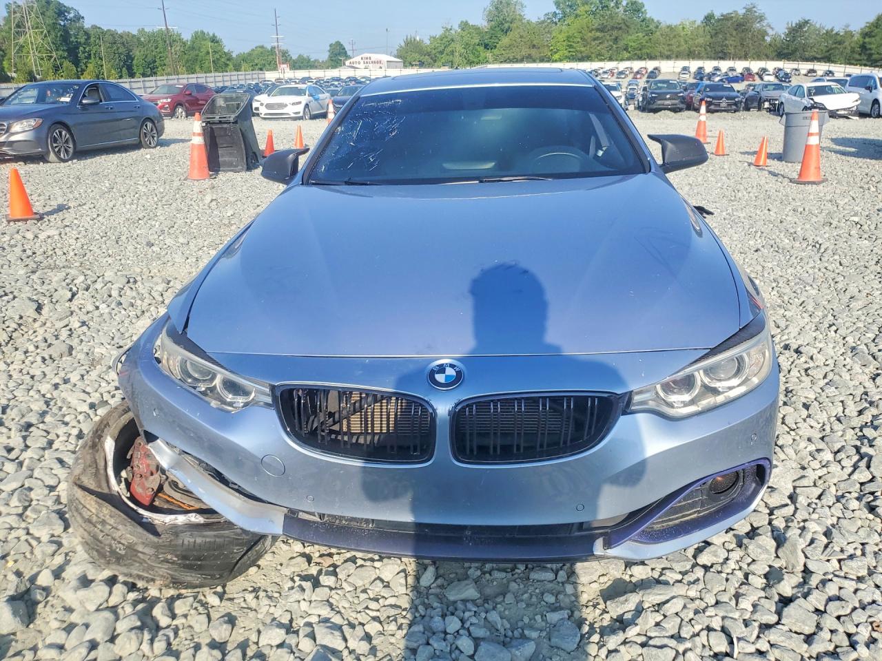 2014 Bmw 435 I Синий vin: WBA3R1C56EK192887