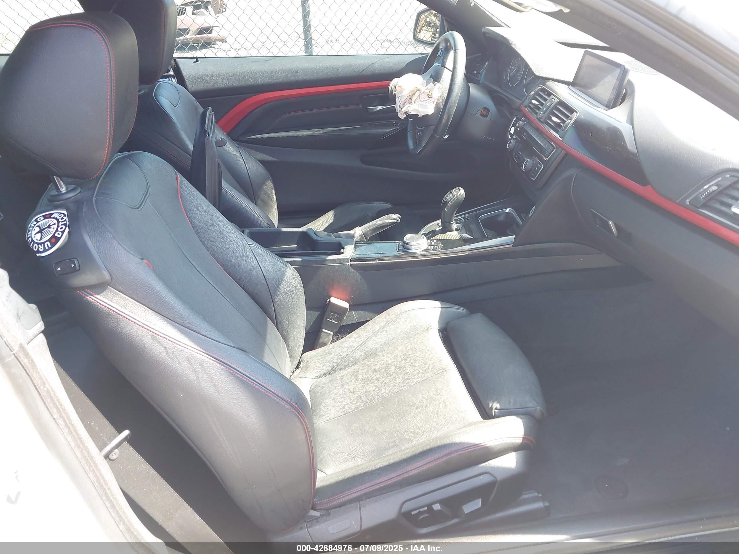2015 Bmw 435i   Белый vin: WBA3R1C56FK193796