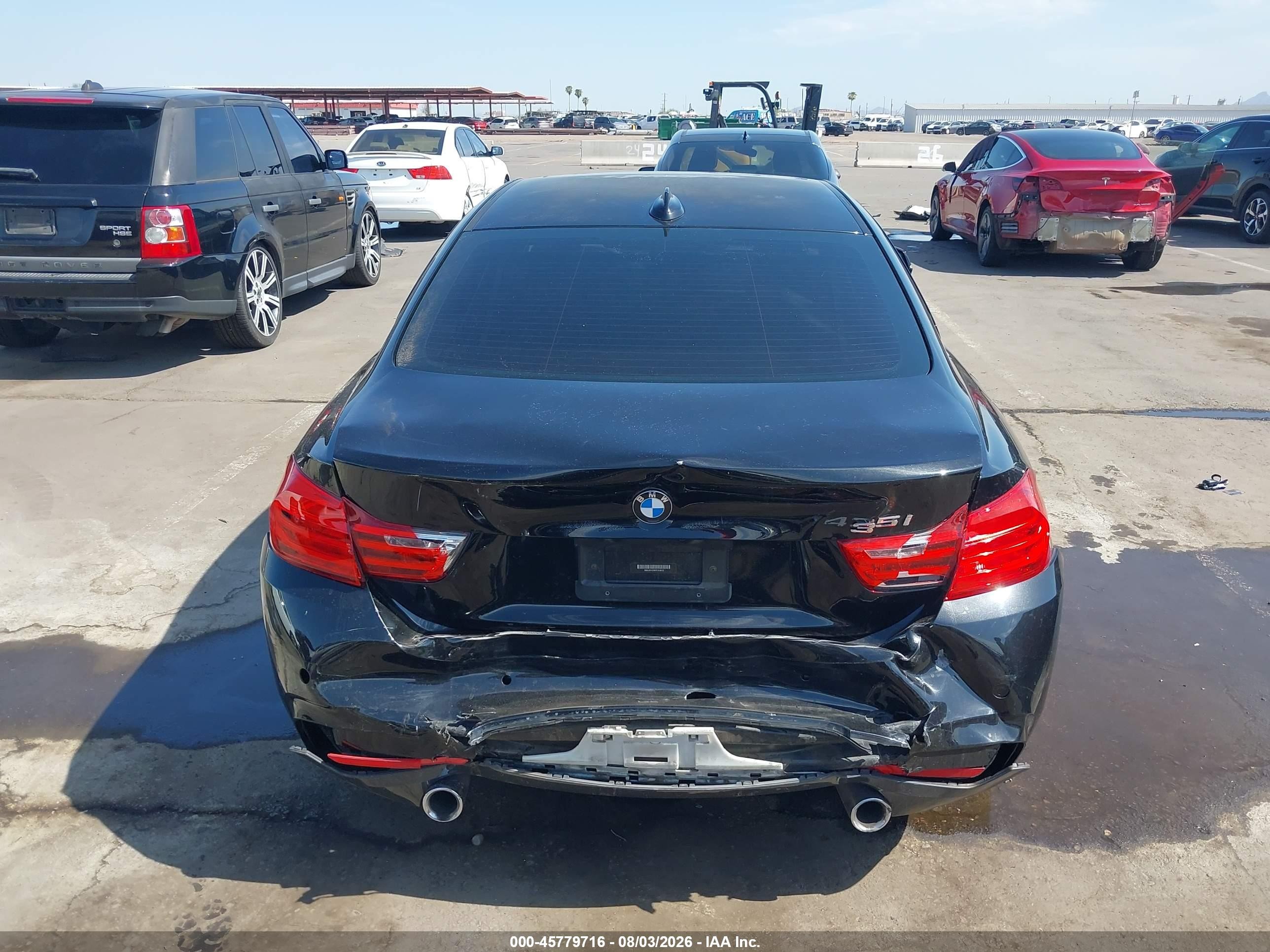 2015 Bmw 435i   Black vin: WBA3R1C56FK194818