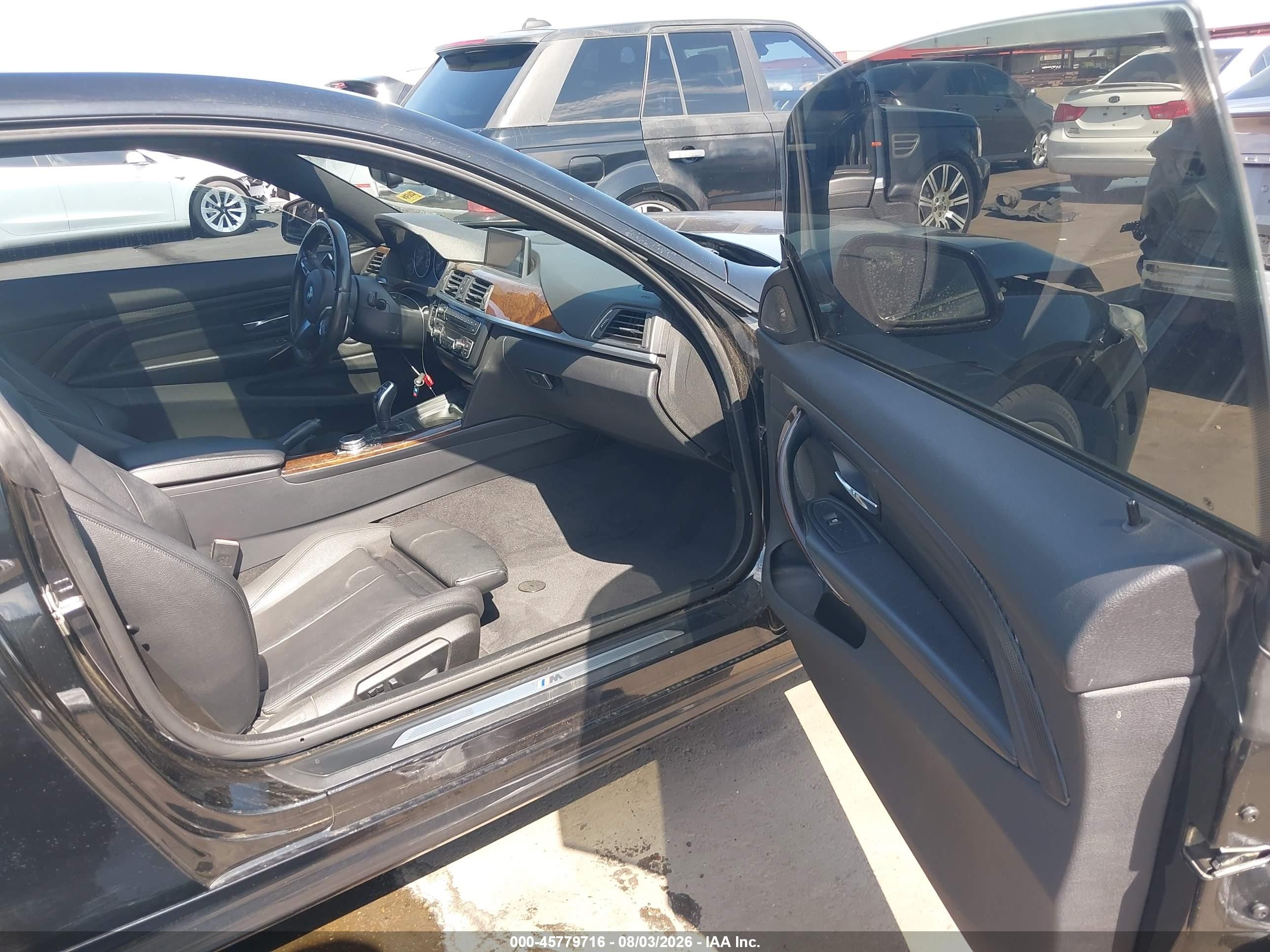 2015 Bmw 435i   Black vin: WBA3R1C56FK194818