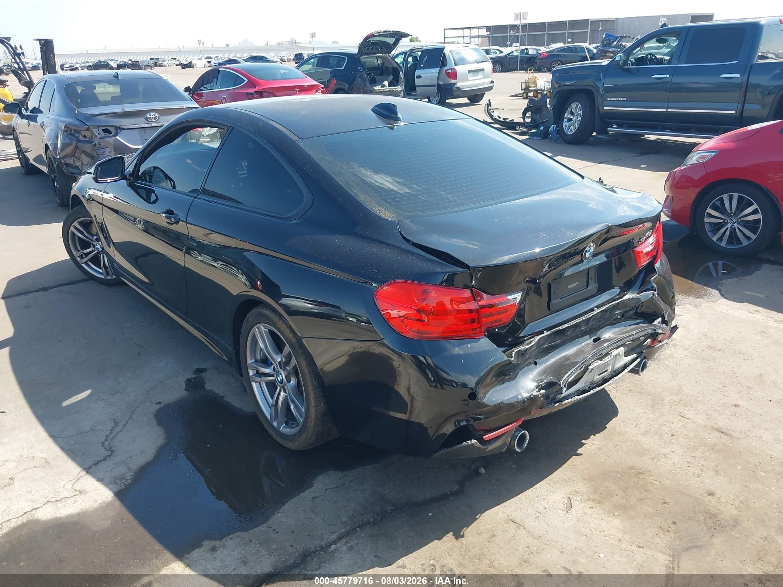 2015 Bmw 435i   Black vin: WBA3R1C56FK194818