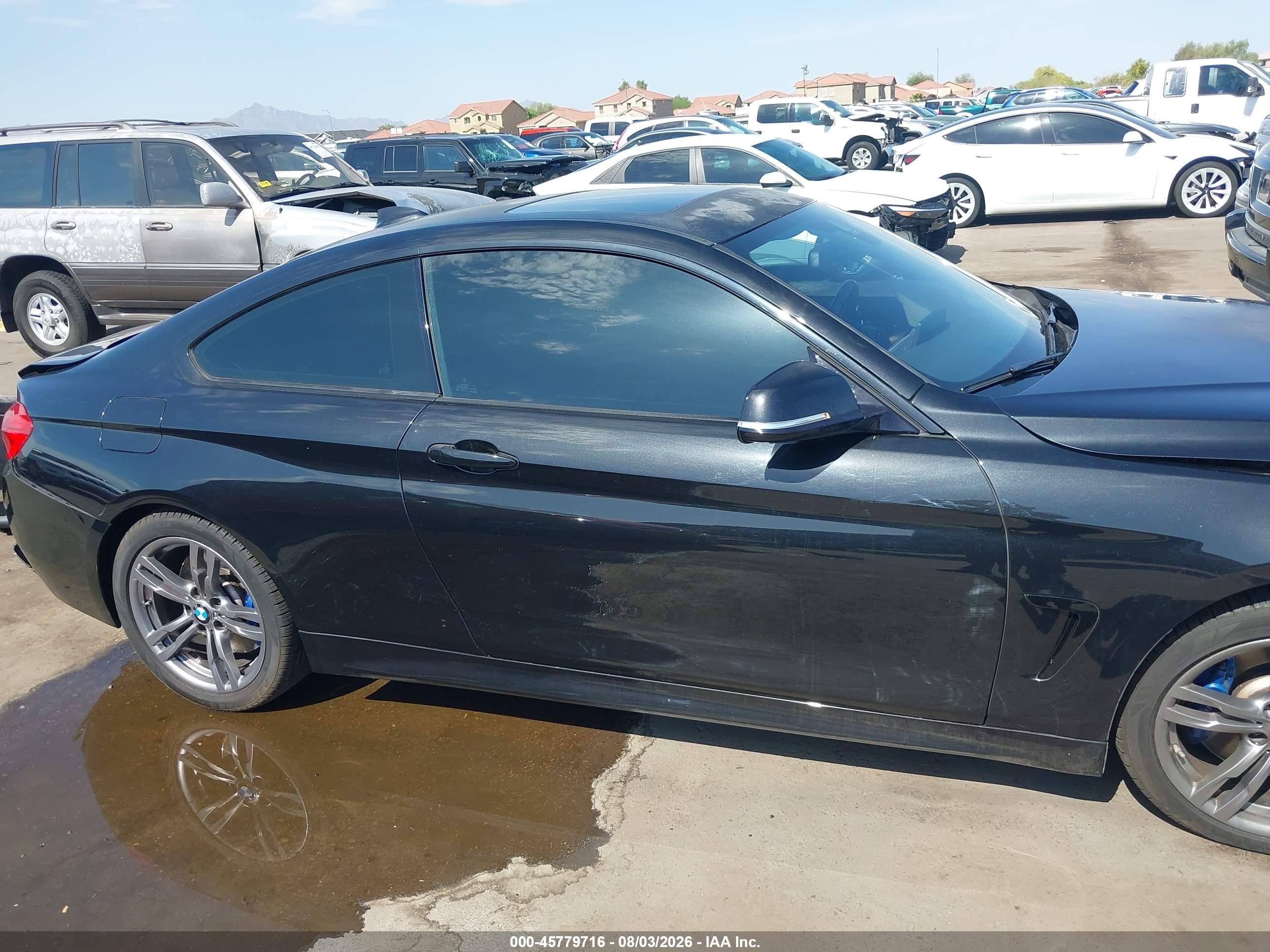 2015 Bmw 435i   Black vin: WBA3R1C56FK194818
