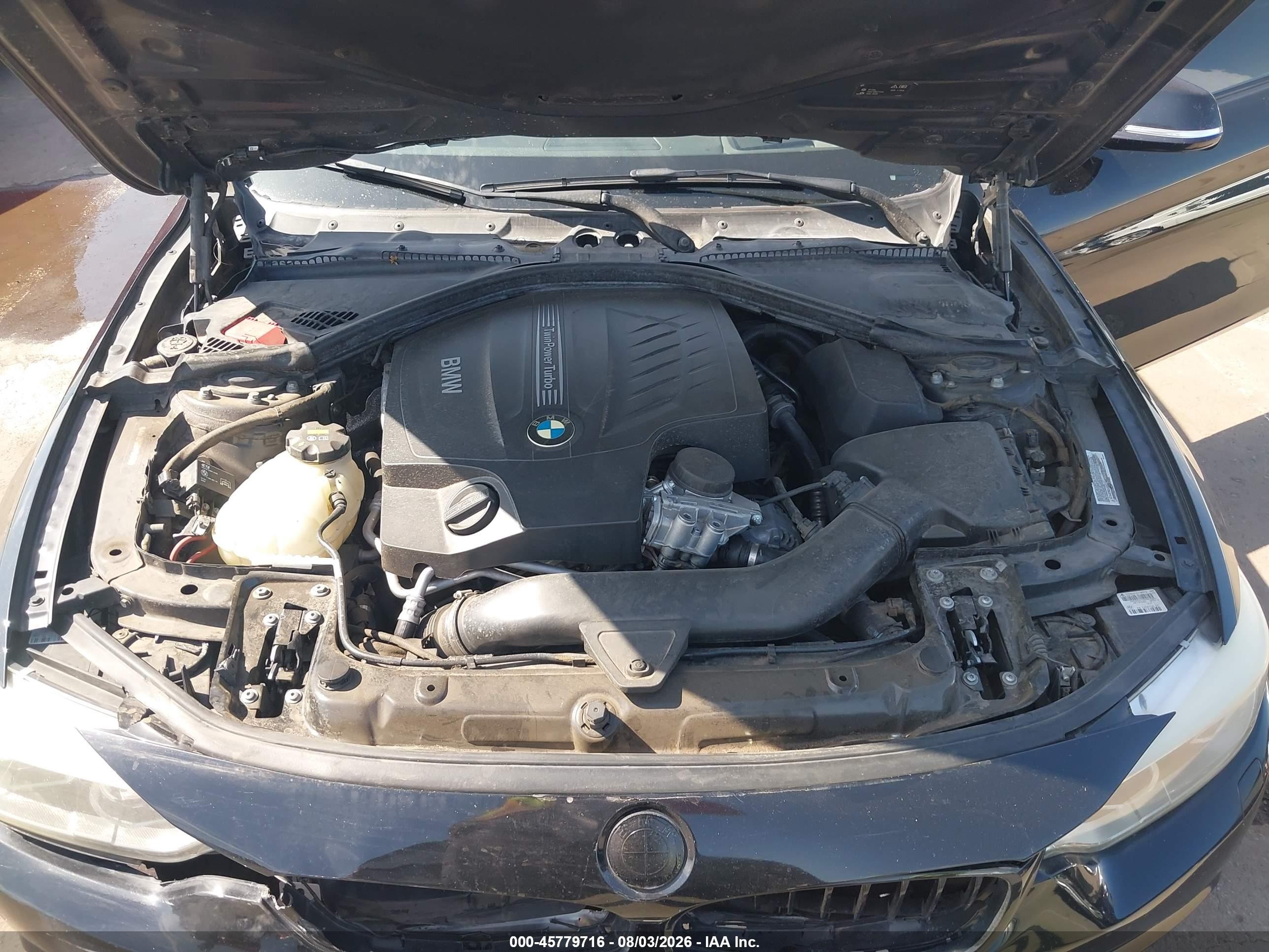 2015 Bmw 435i   Black vin: WBA3R1C56FK194818