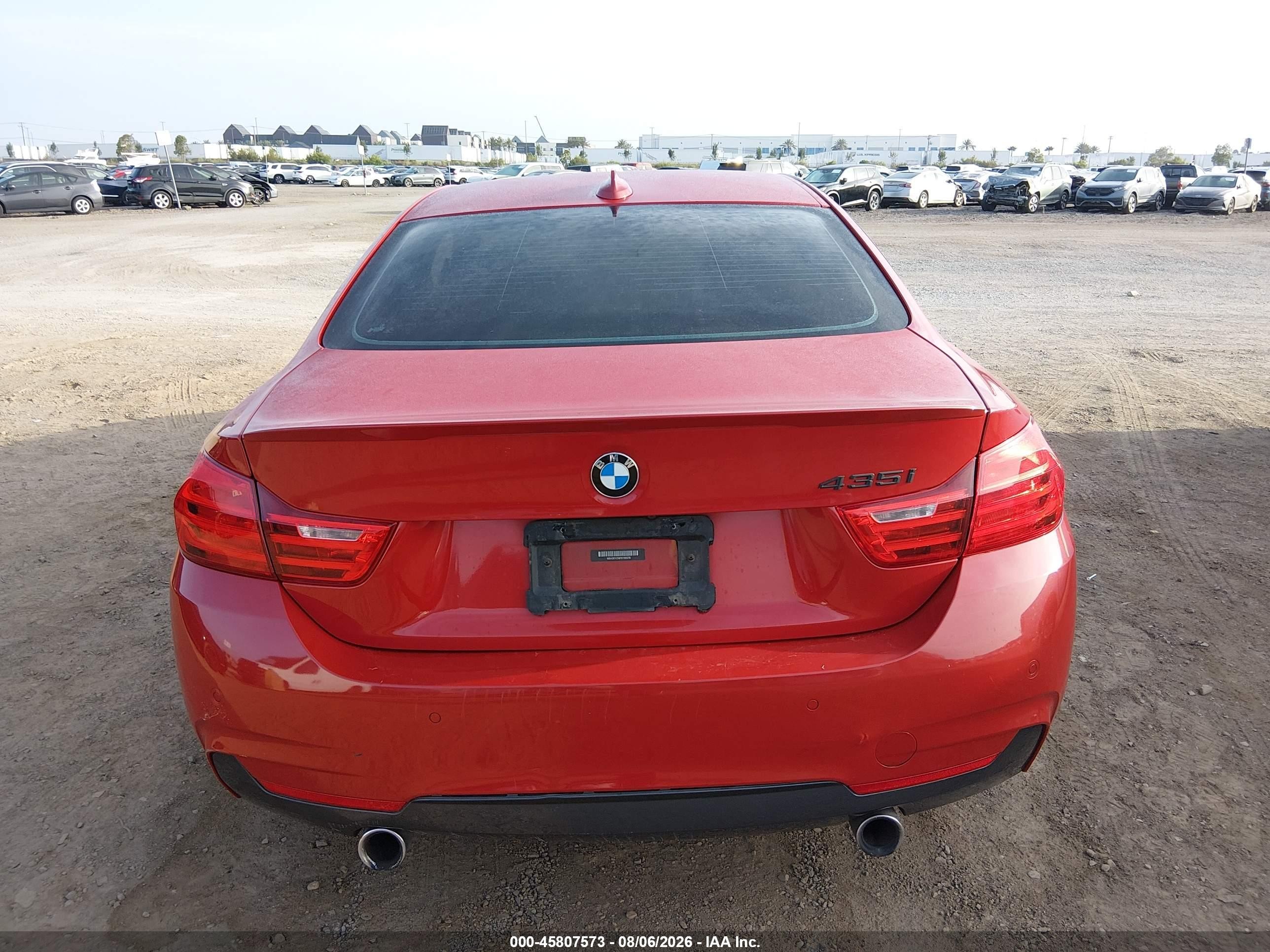 2015 Bmw 435i   Red vin: WBA3R1C56FK195578