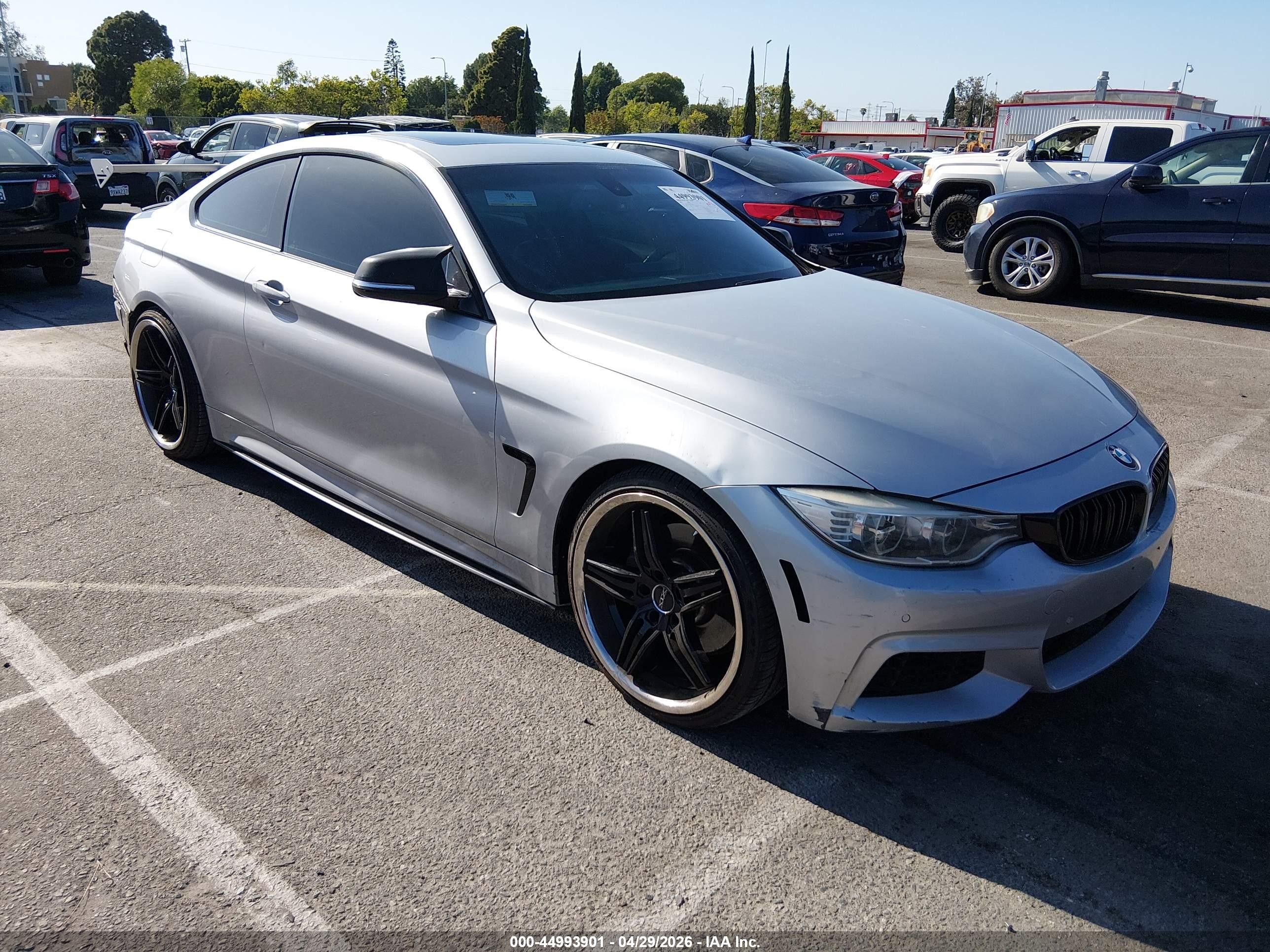 2014 Bmw 435i   Silver vin: WBA3R1C58EK190025