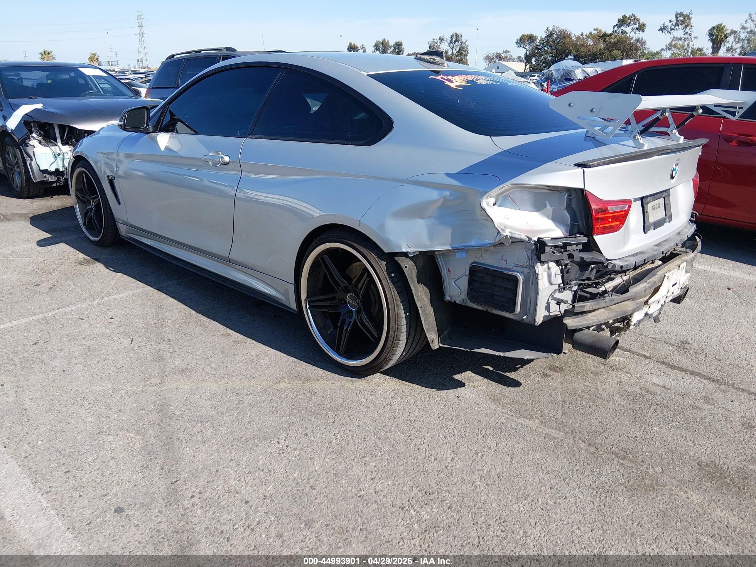 2014 Bmw 435i   Silver vin: WBA3R1C58EK190025