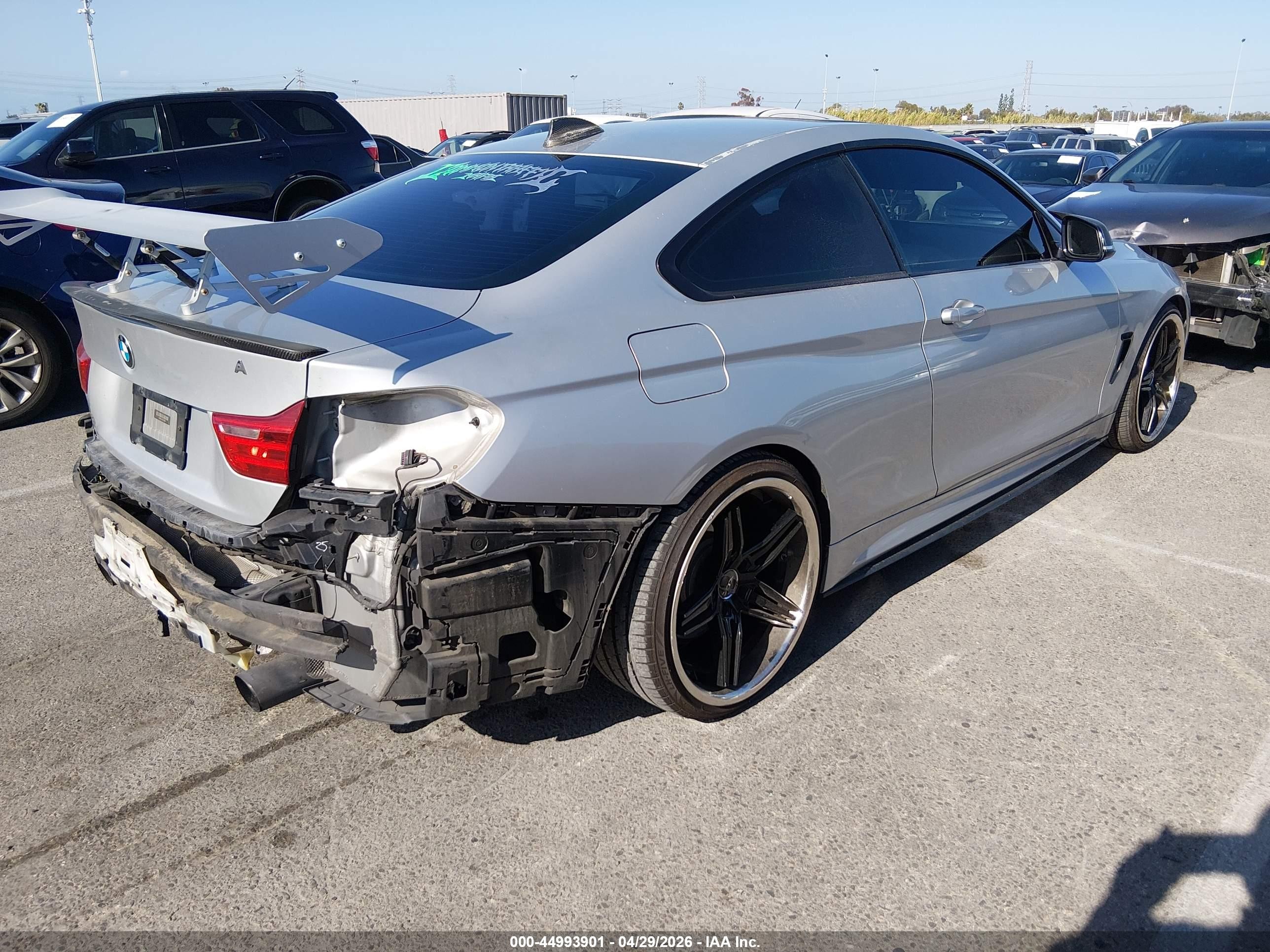 2014 Bmw 435i   Silver vin: WBA3R1C58EK190025