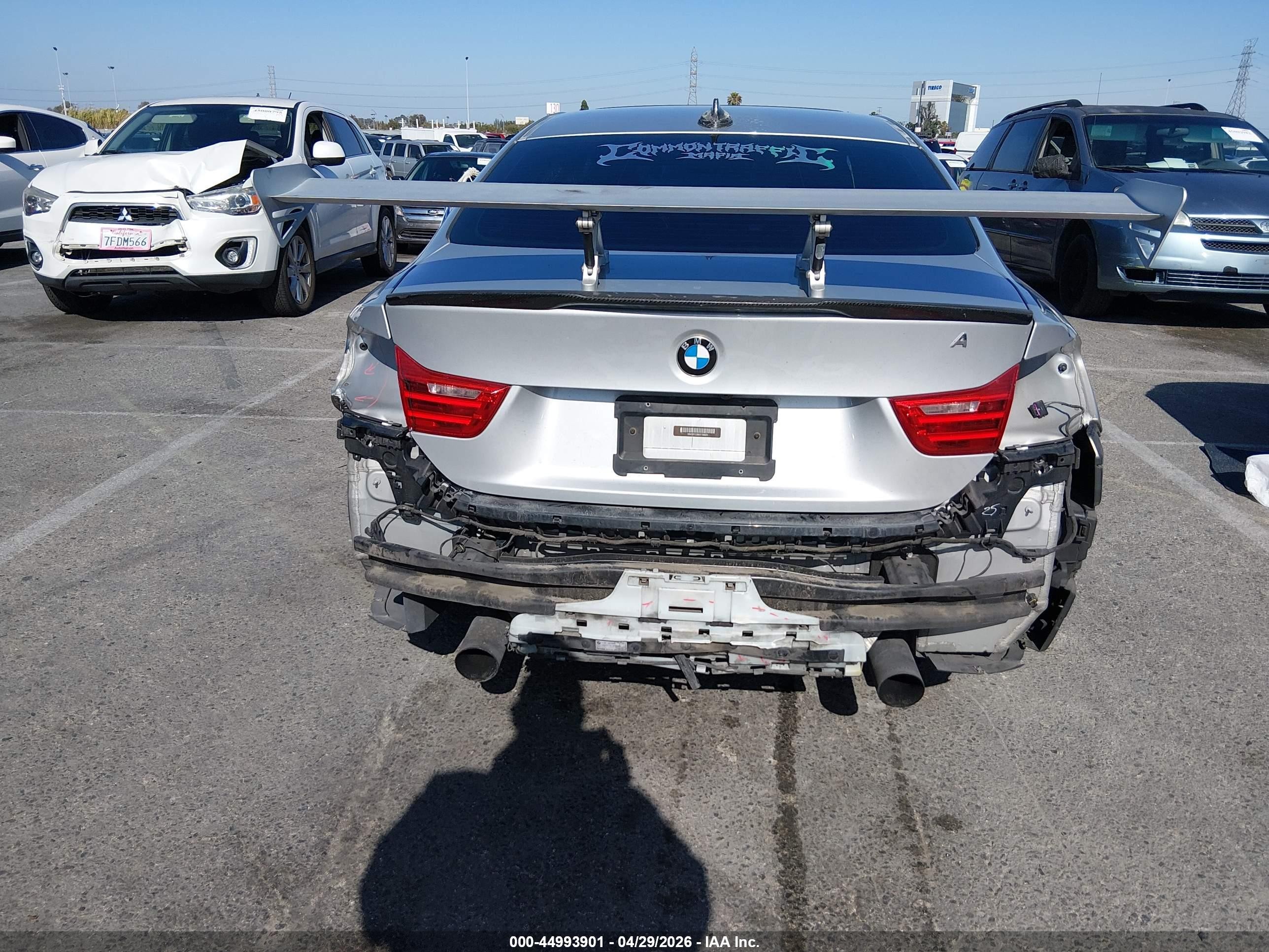 2014 Bmw 435i   Silver vin: WBA3R1C58EK190025