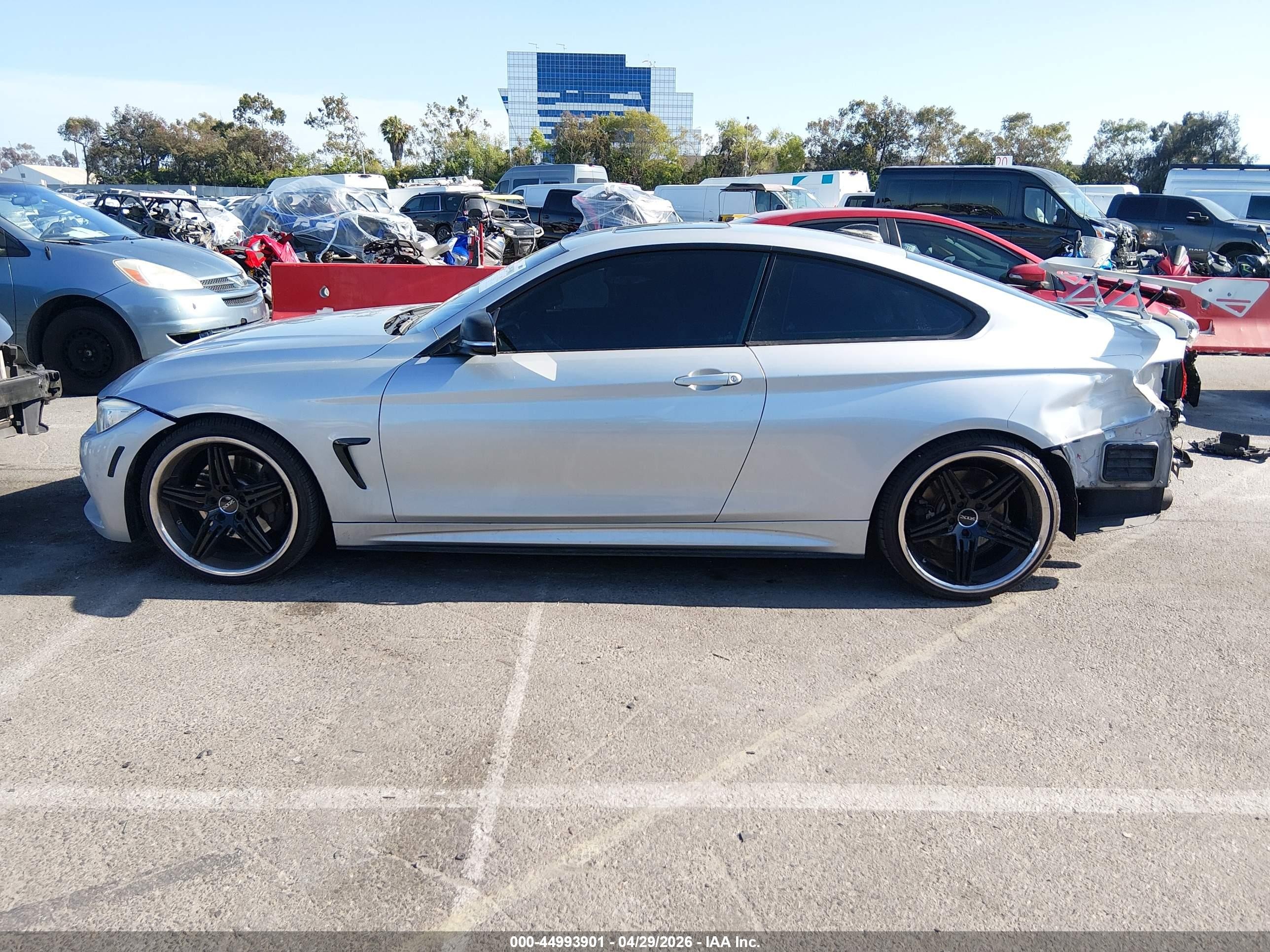 2014 Bmw 435i   Silver vin: WBA3R1C58EK190025