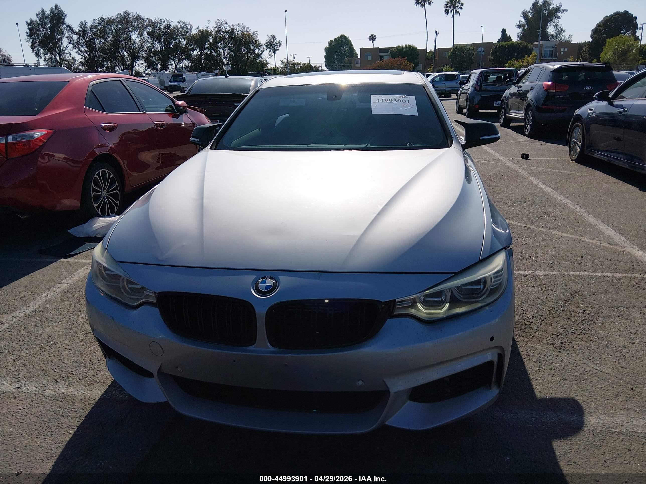 2014 Bmw 435i   Silver vin: WBA3R1C58EK190025