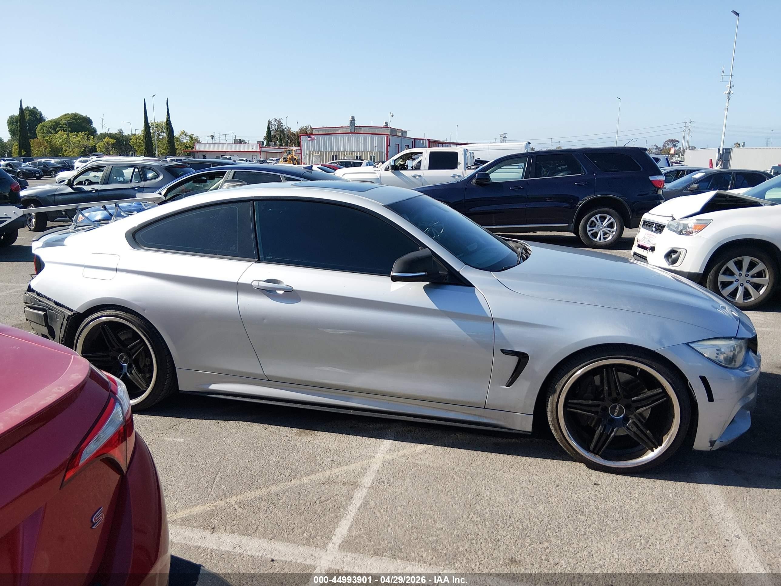 2014 Bmw 435i   Silver vin: WBA3R1C58EK190025