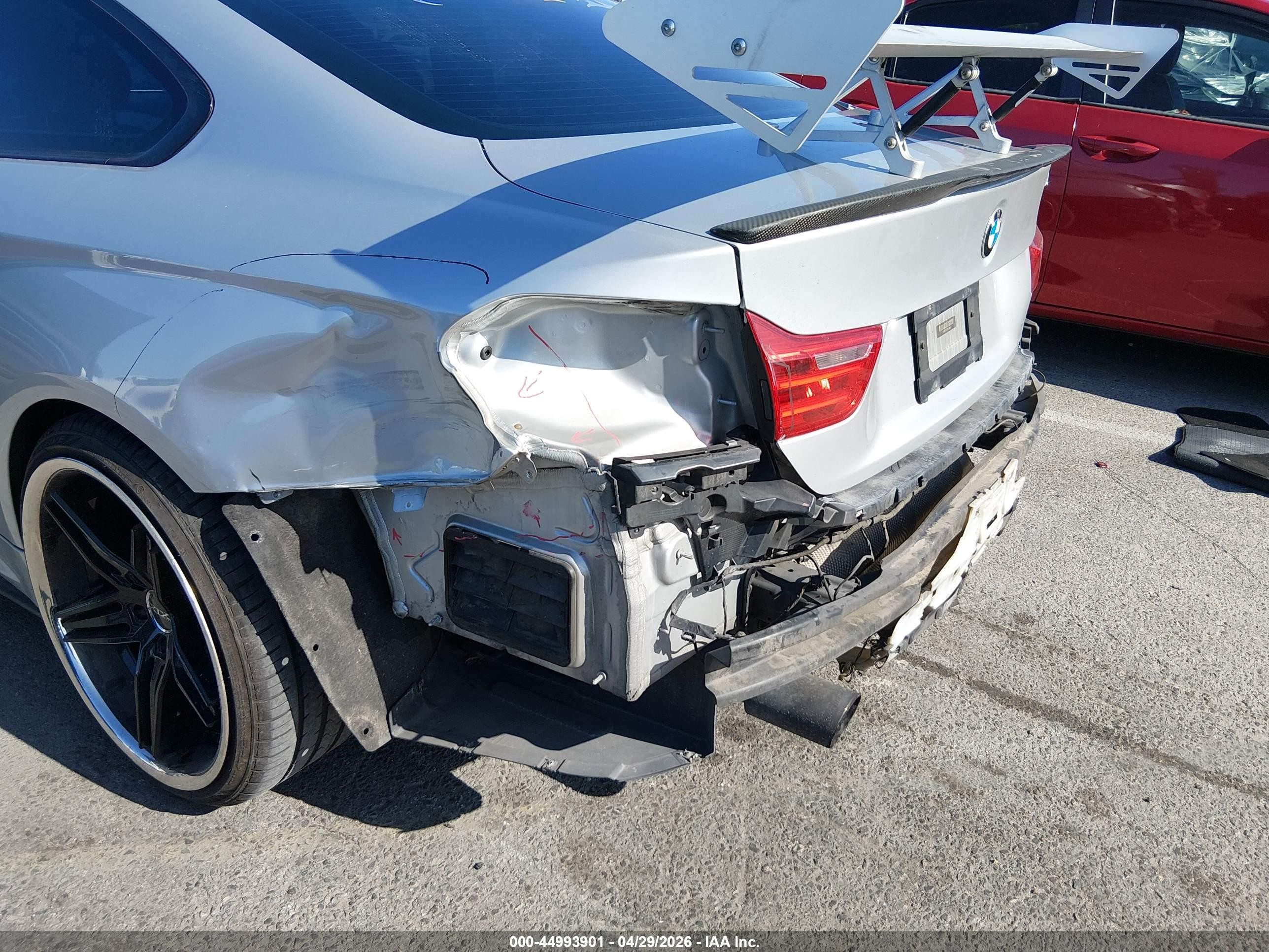 2014 Bmw 435i   Silver vin: WBA3R1C58EK190025