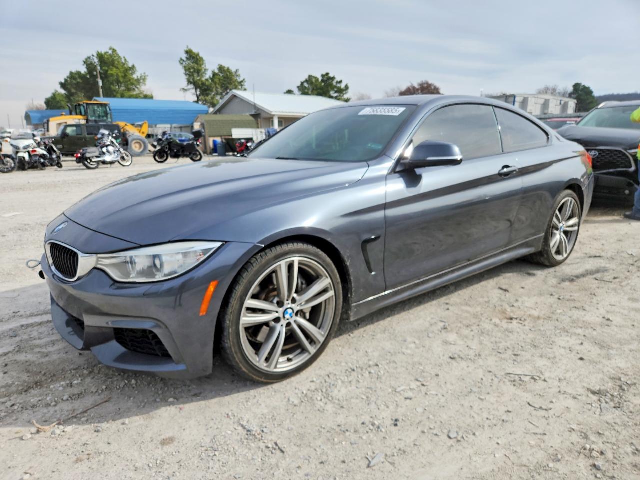2014 Bmw 435 I Gray vin: WBA3R1C58EK190574