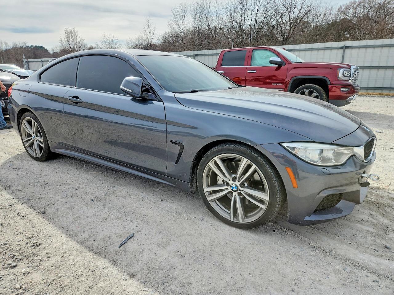 2014 Bmw 435 I Gray vin: WBA3R1C58EK190574