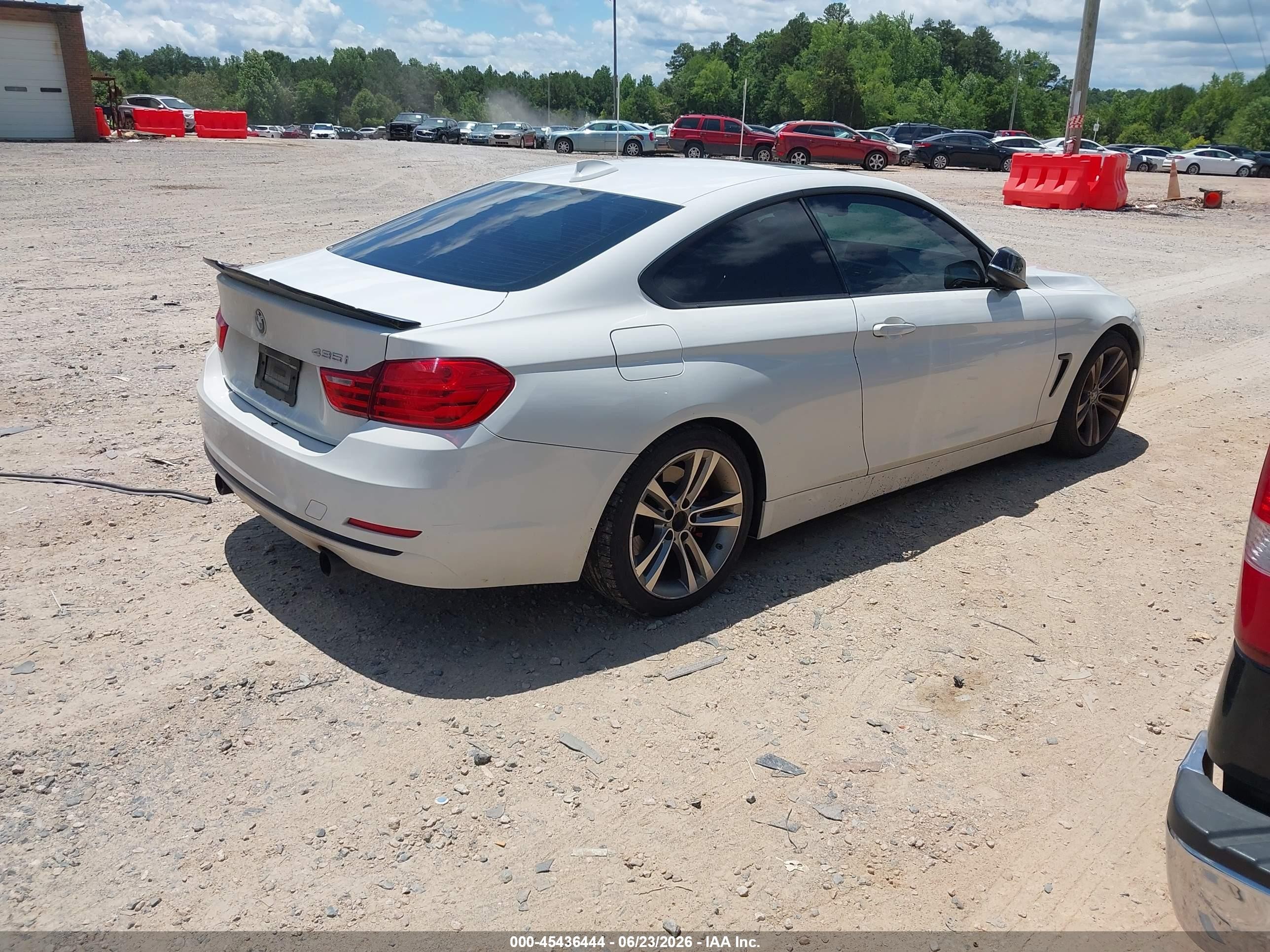 2014 Bmw 435i White vin: WBA3R1C58EK191966