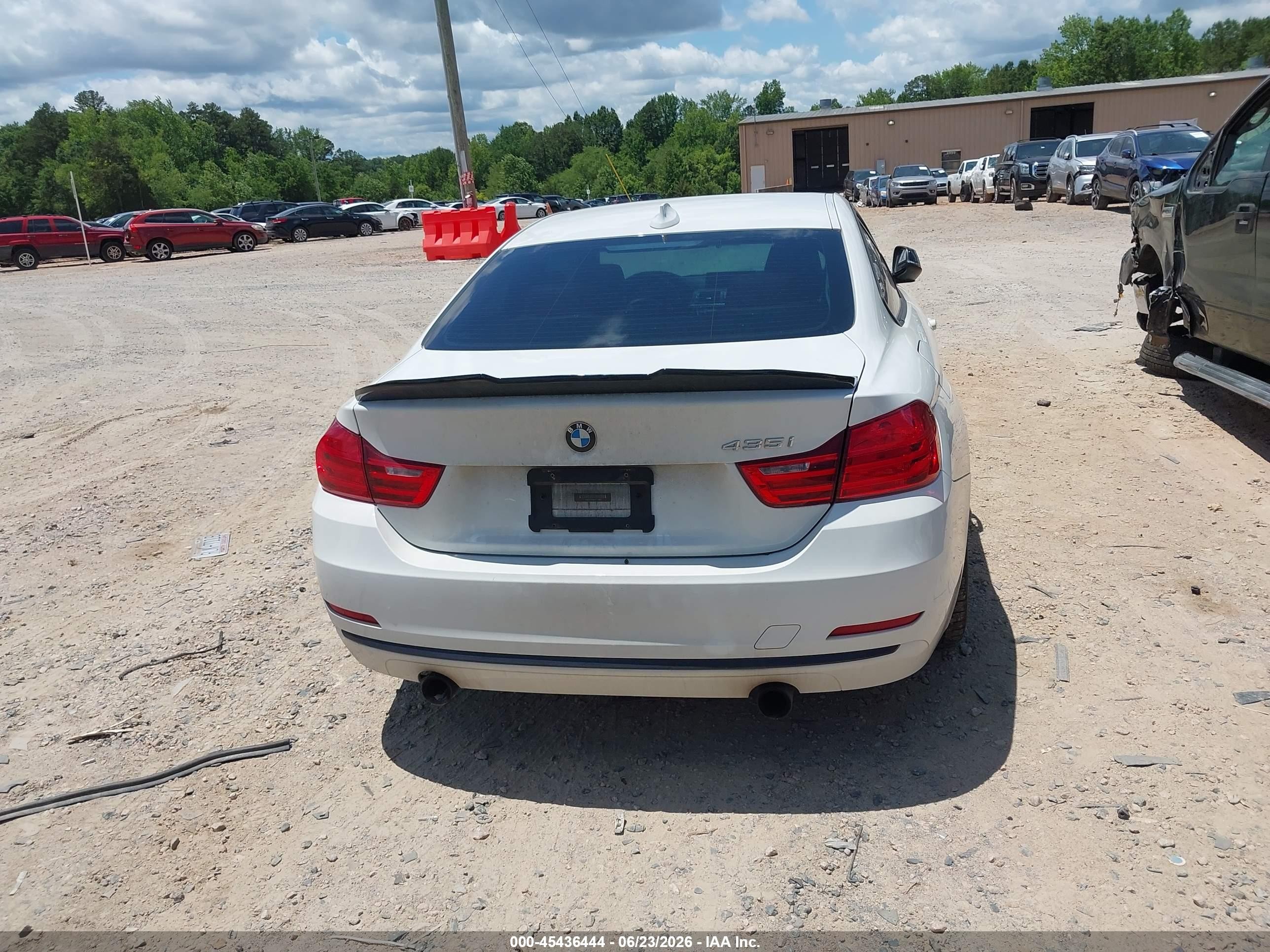 2014 Bmw 435i White vin: WBA3R1C58EK191966