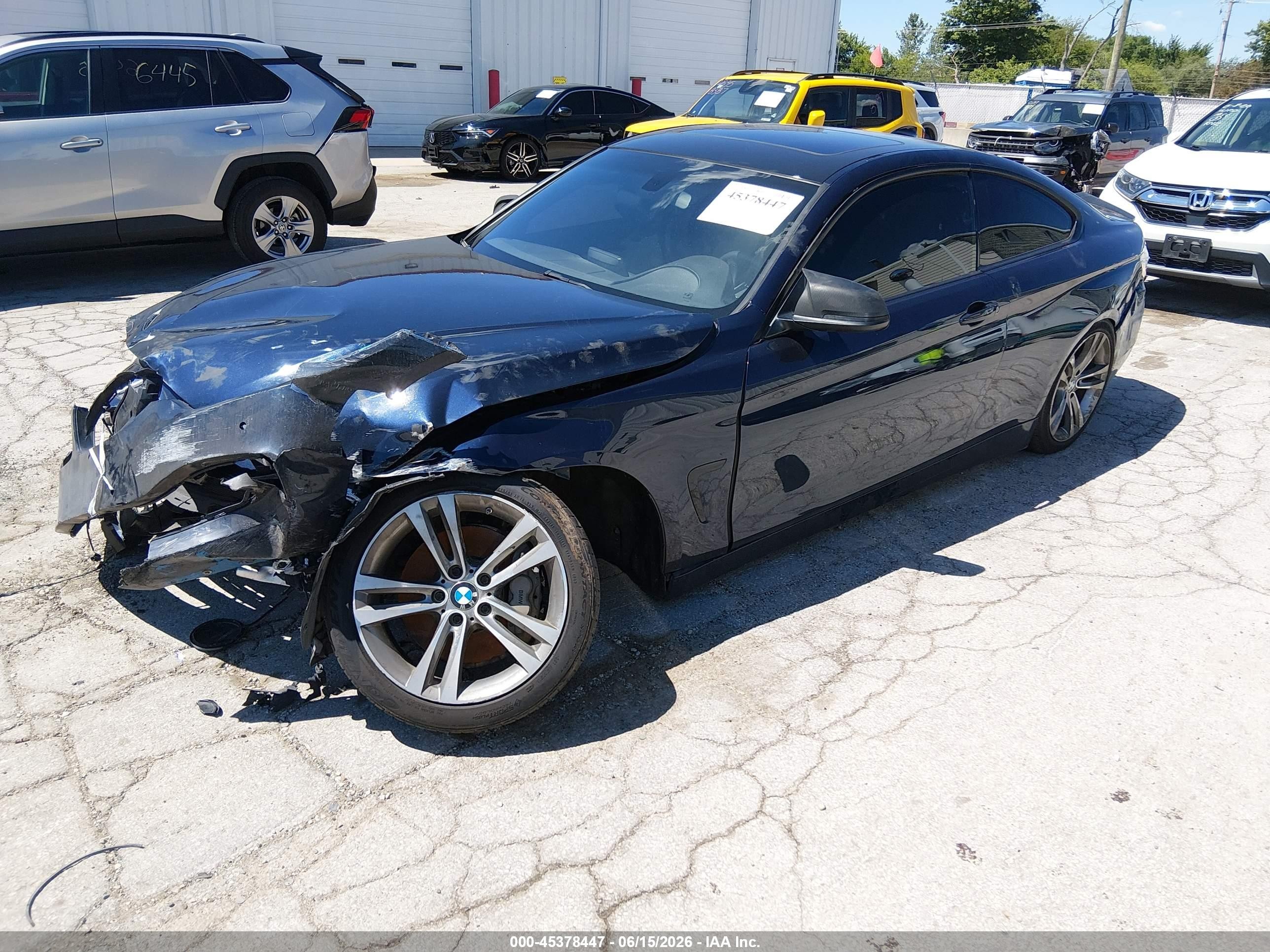 2015 Bmw 435i   Blue vin: WBA3R1C58FF774581