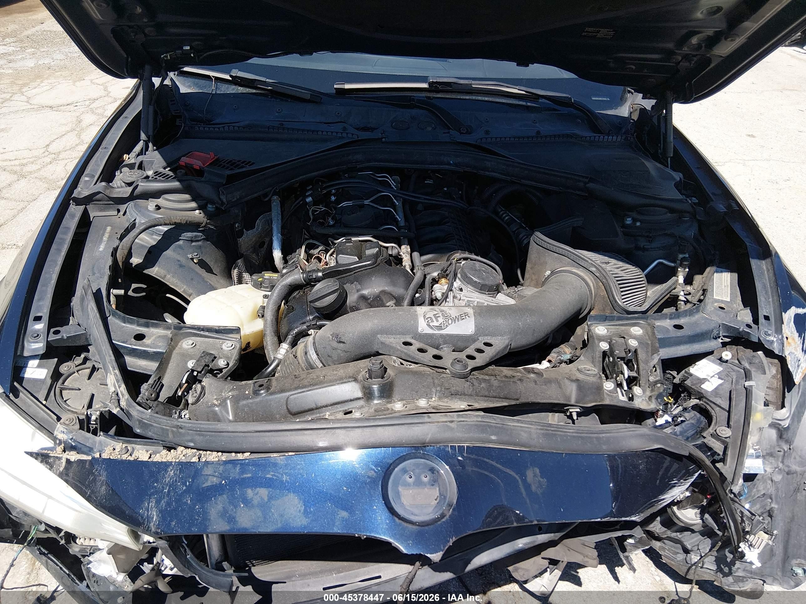 2015 Bmw 435i   Blue vin: WBA3R1C58FF774581