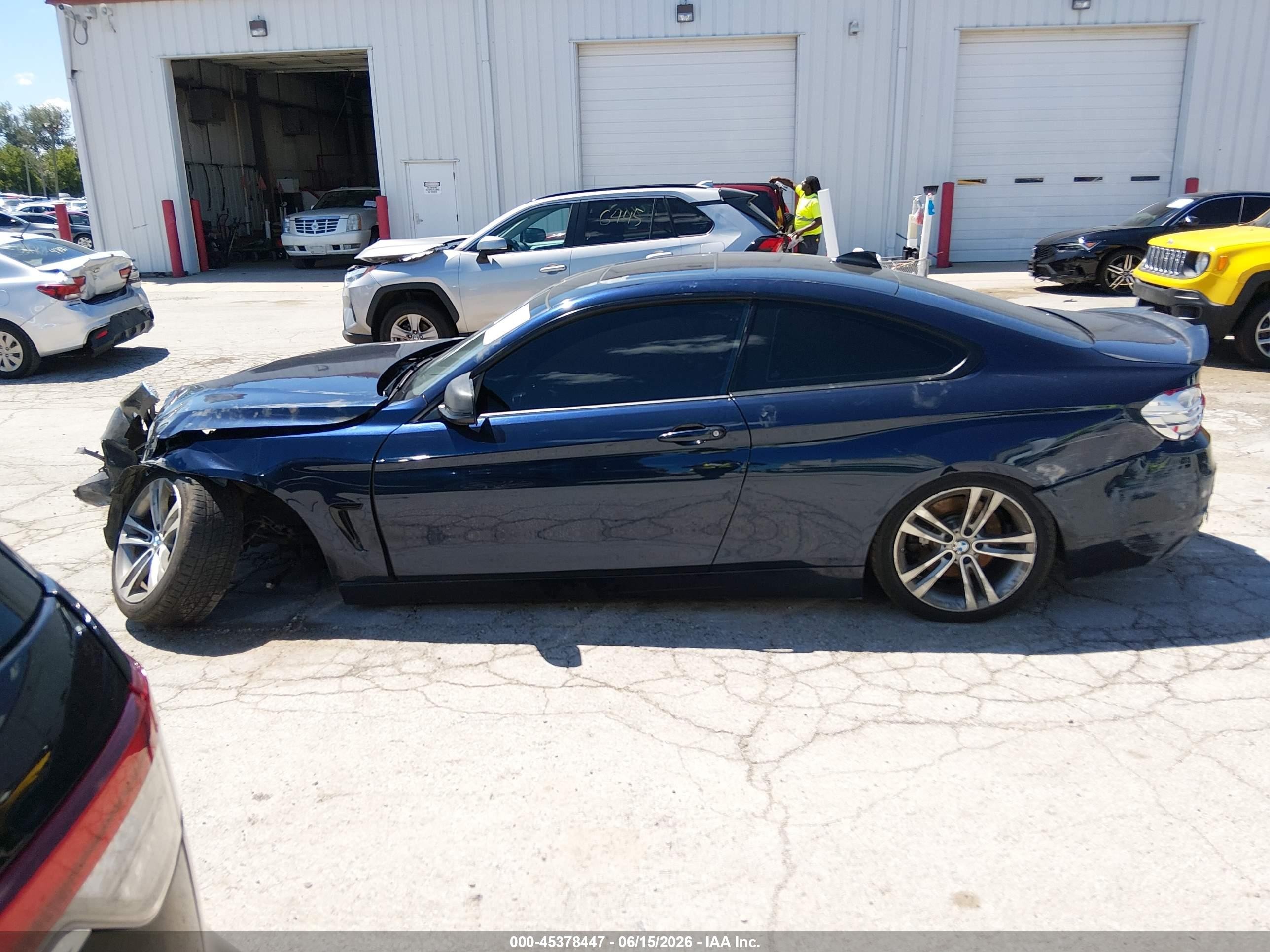 2015 Bmw 435i   Blue vin: WBA3R1C58FF774581