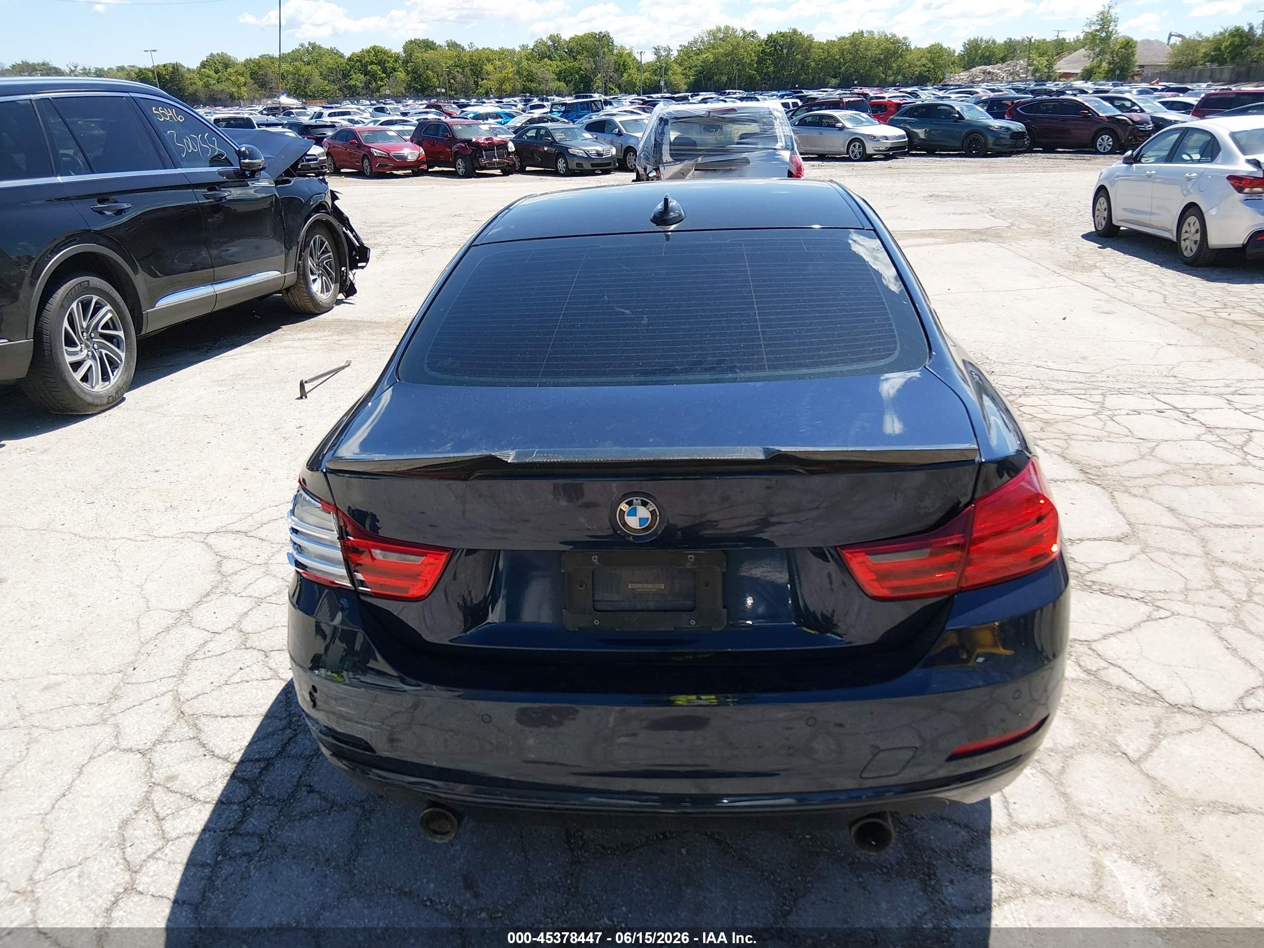 2015 Bmw 435i   Blue vin: WBA3R1C58FF774581