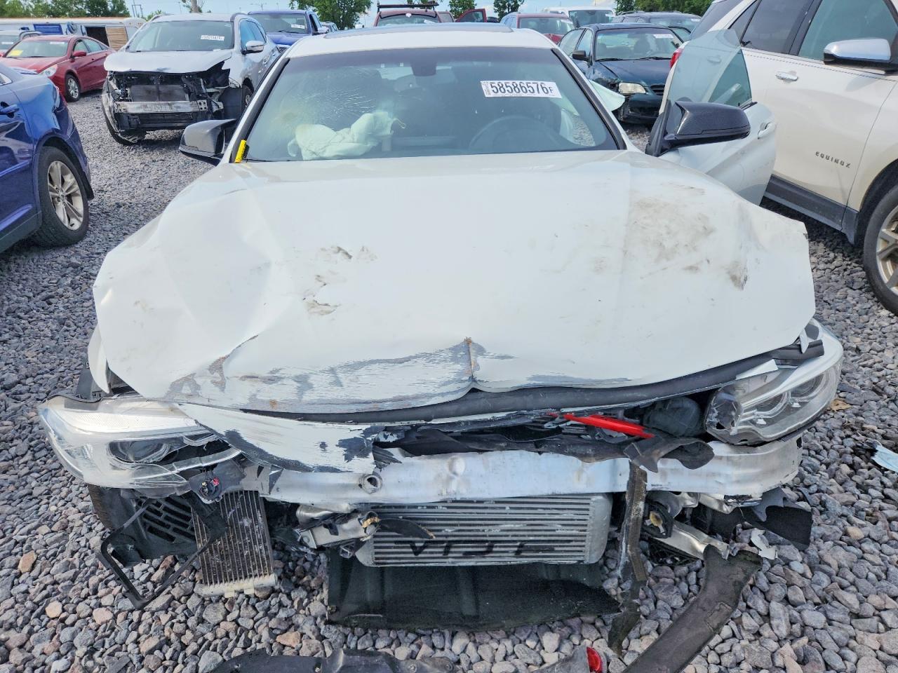 2015 Bmw 435 I White vin: WBA3R1C58FK193816