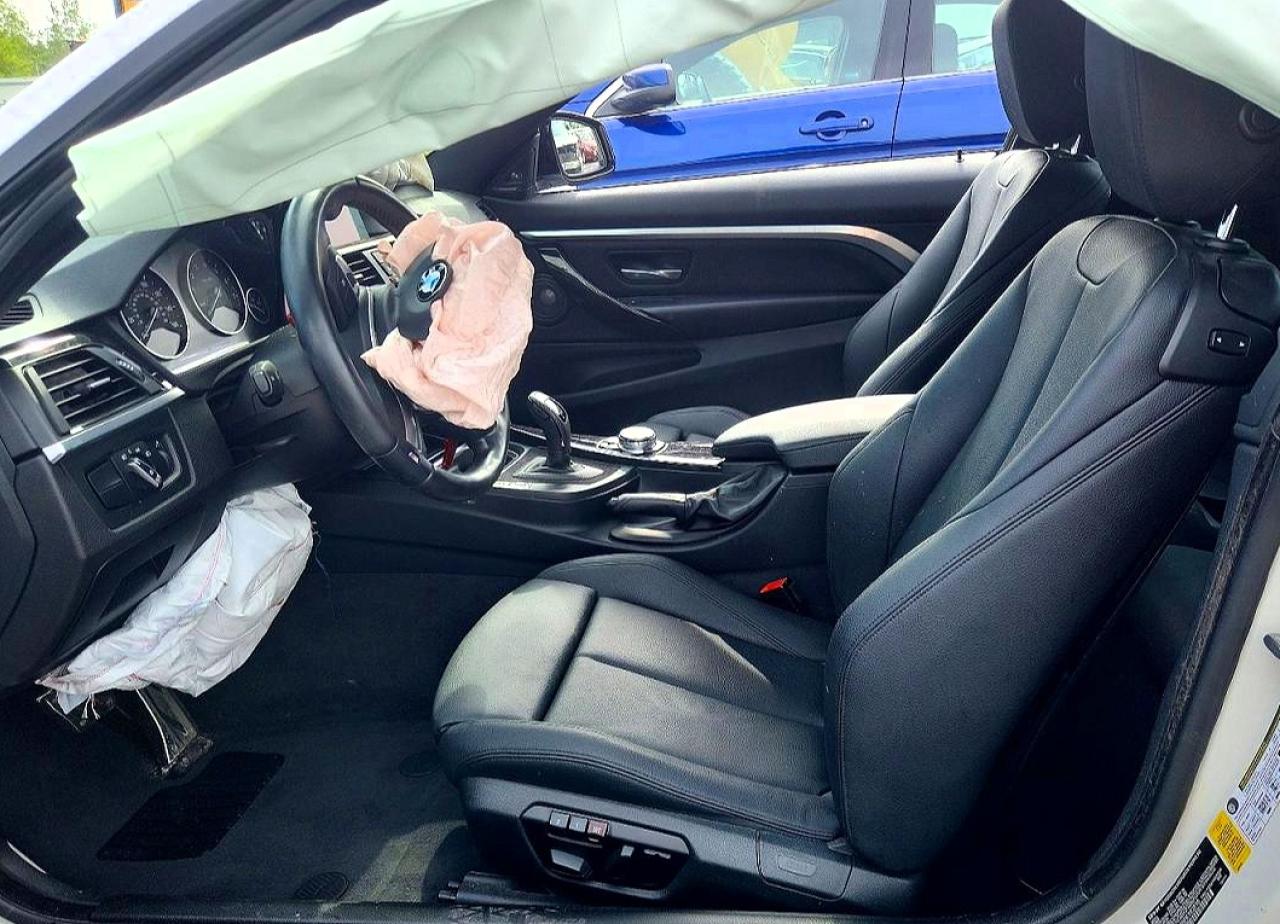 2015 Bmw 435 I White vin: WBA3R1C58FK193816