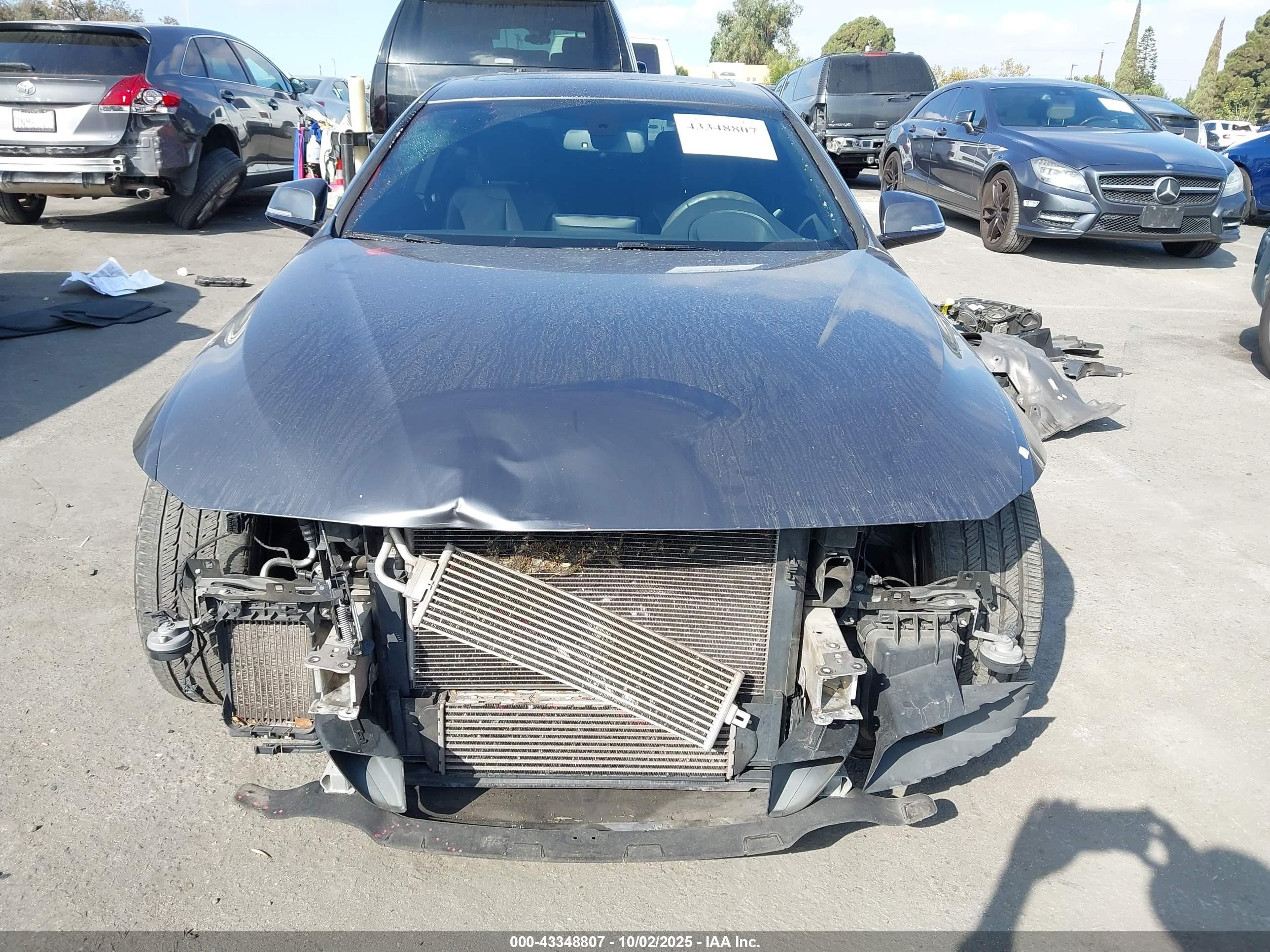 2015 Bmw 435i   Gray vin: WBA3R1C58FK193850