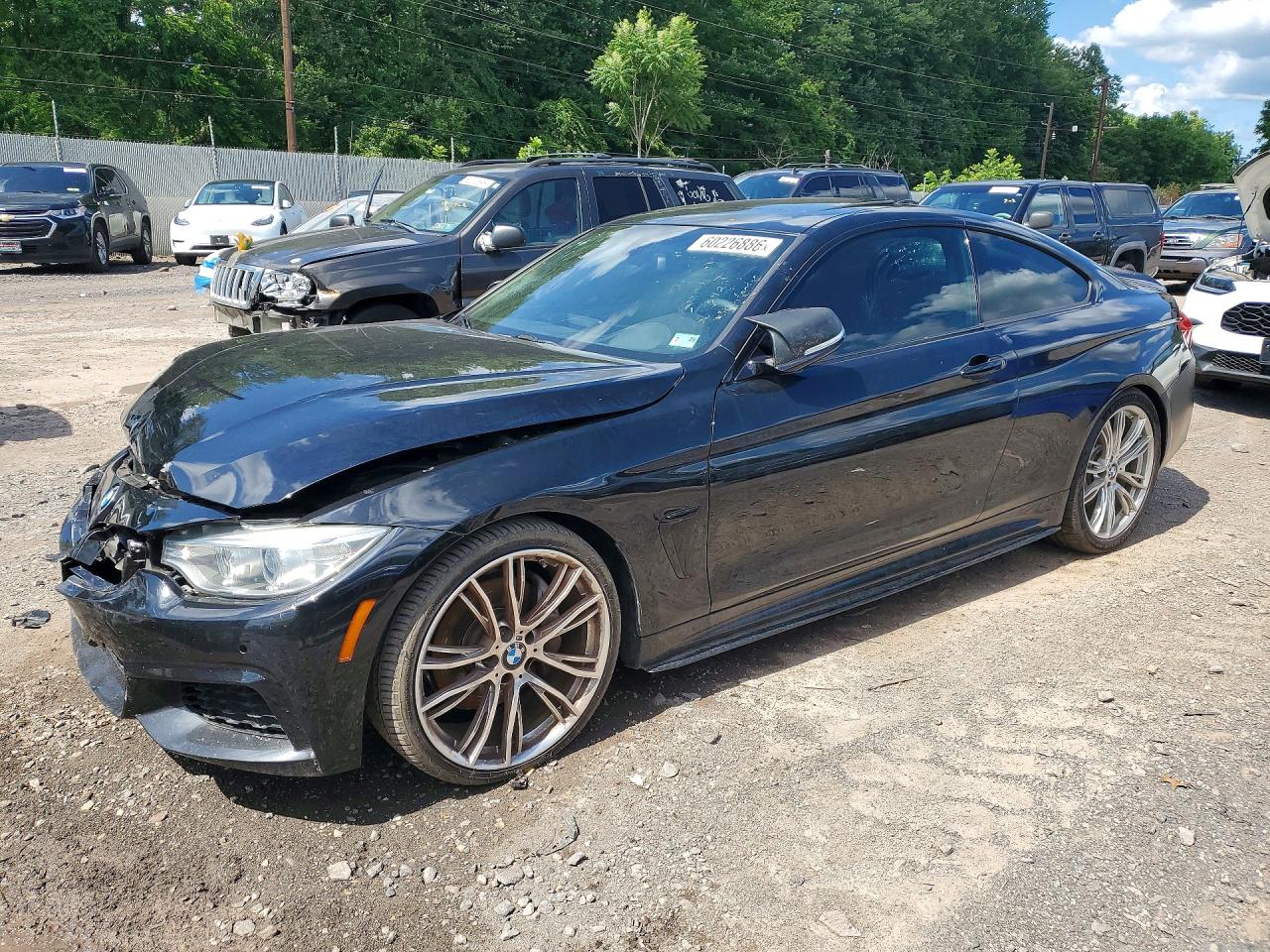 2015 Bmw 435 I Black vin: WBA3R1C58FK193931