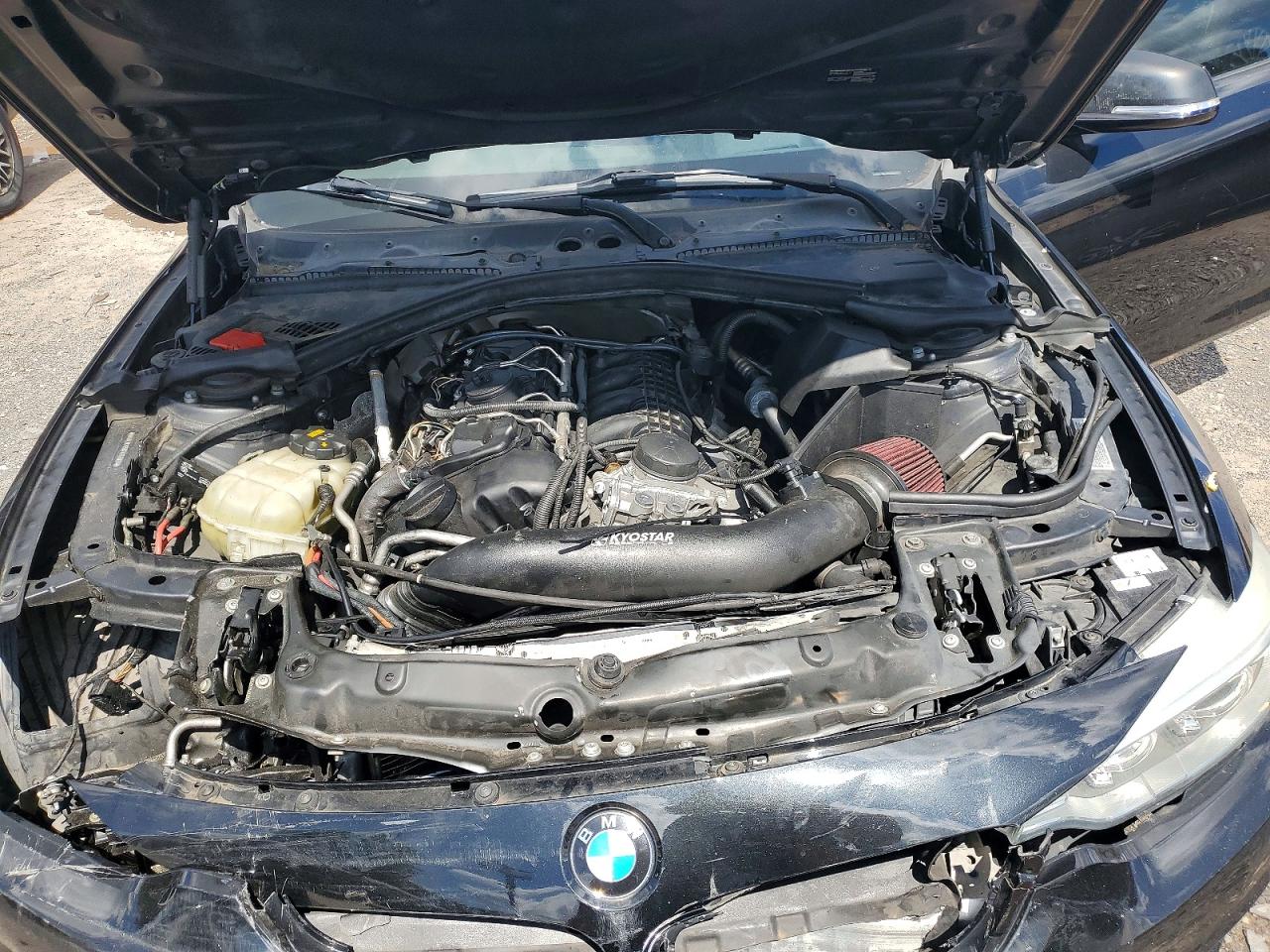 2015 Bmw 435 I Black vin: WBA3R1C58FK193931