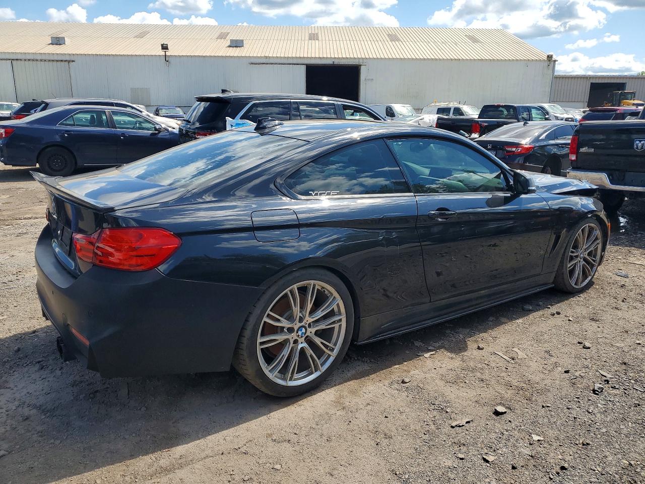 2015 Bmw 435 I Black vin: WBA3R1C58FK193931