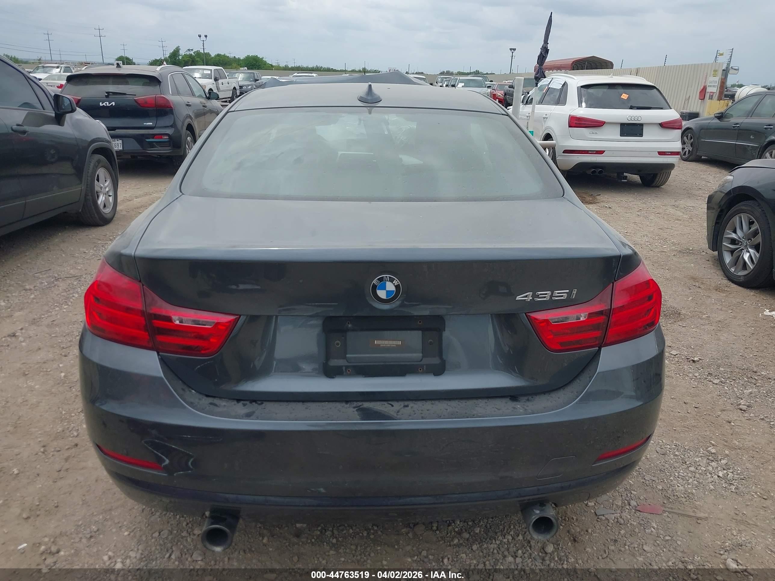 2014 Bmw 435i   Gray vin: WBA3R1C59EF729406