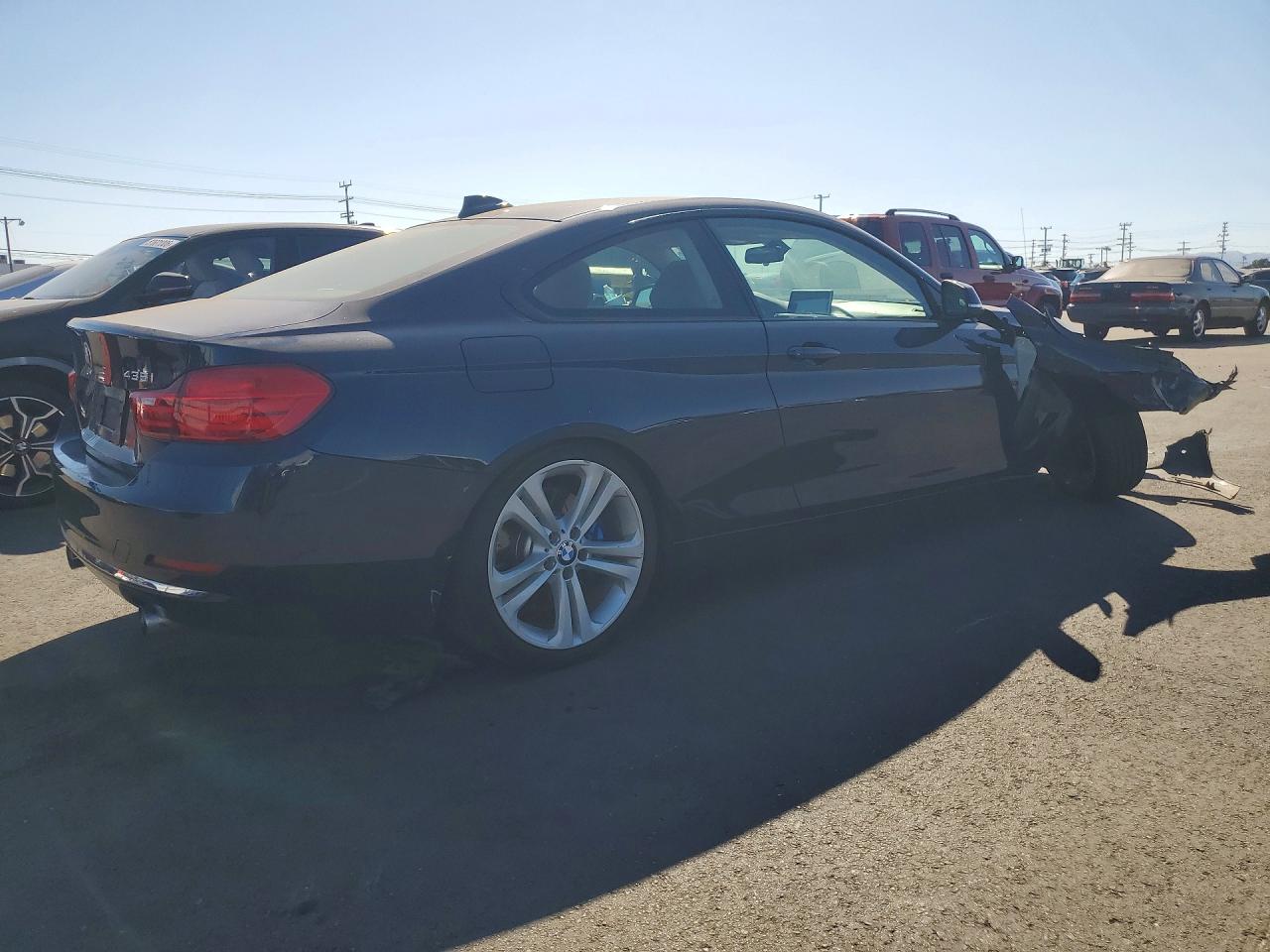 2014 Bmw 435 I Синий vin: WBA3R1C59EK190633