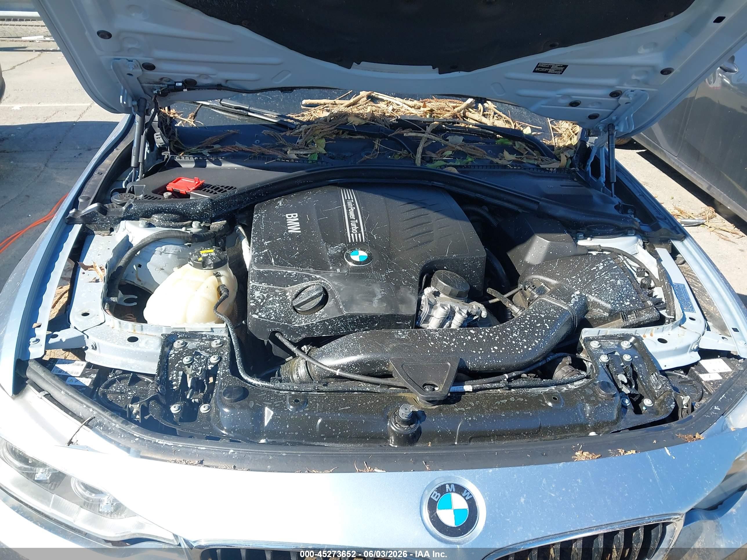 2014 Bmw 435i Light Blue vin: WBA3R1C59EK191586