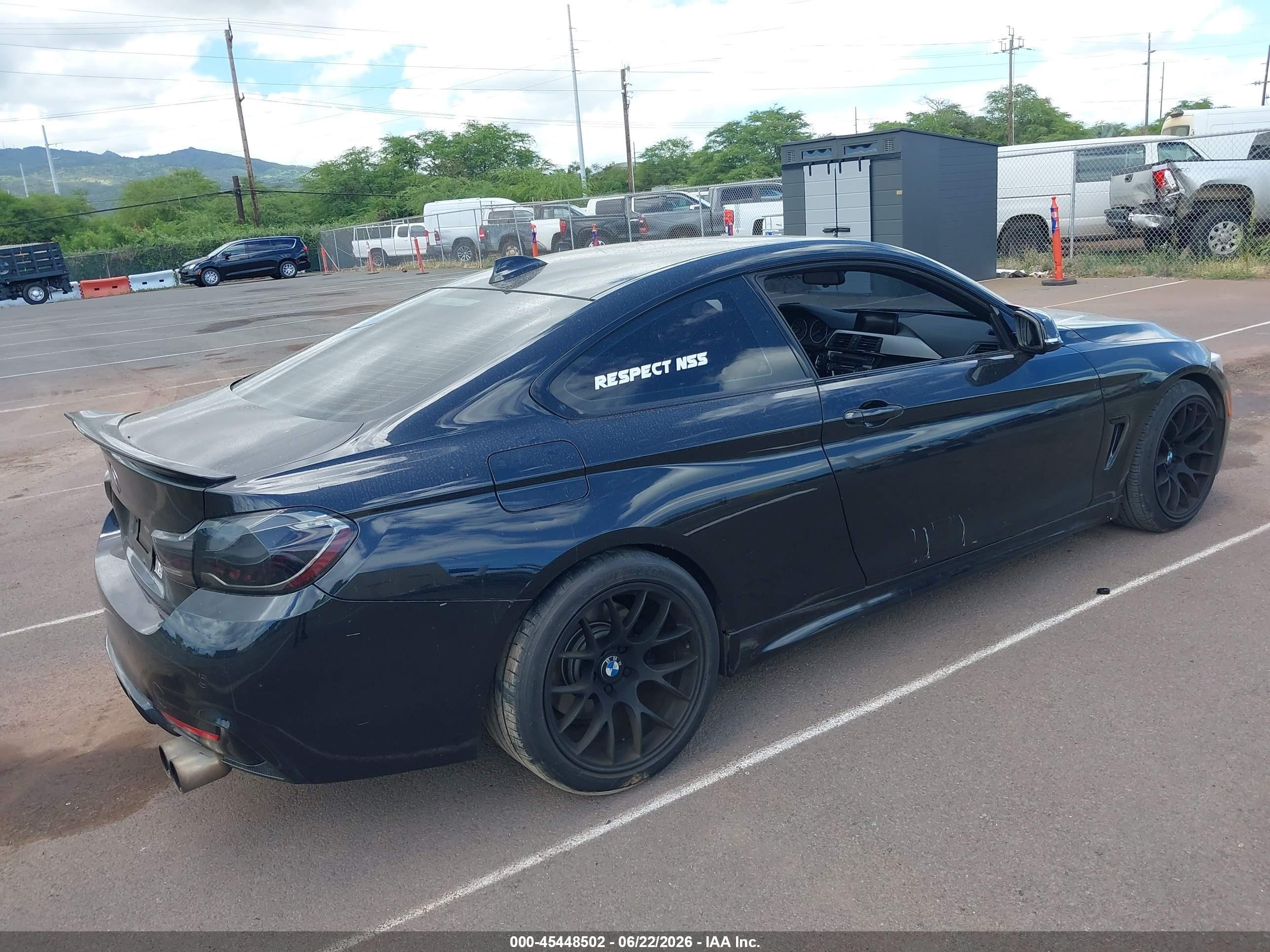 2014 Bmw 435i   Black vin: WBA3R1C59EK192530